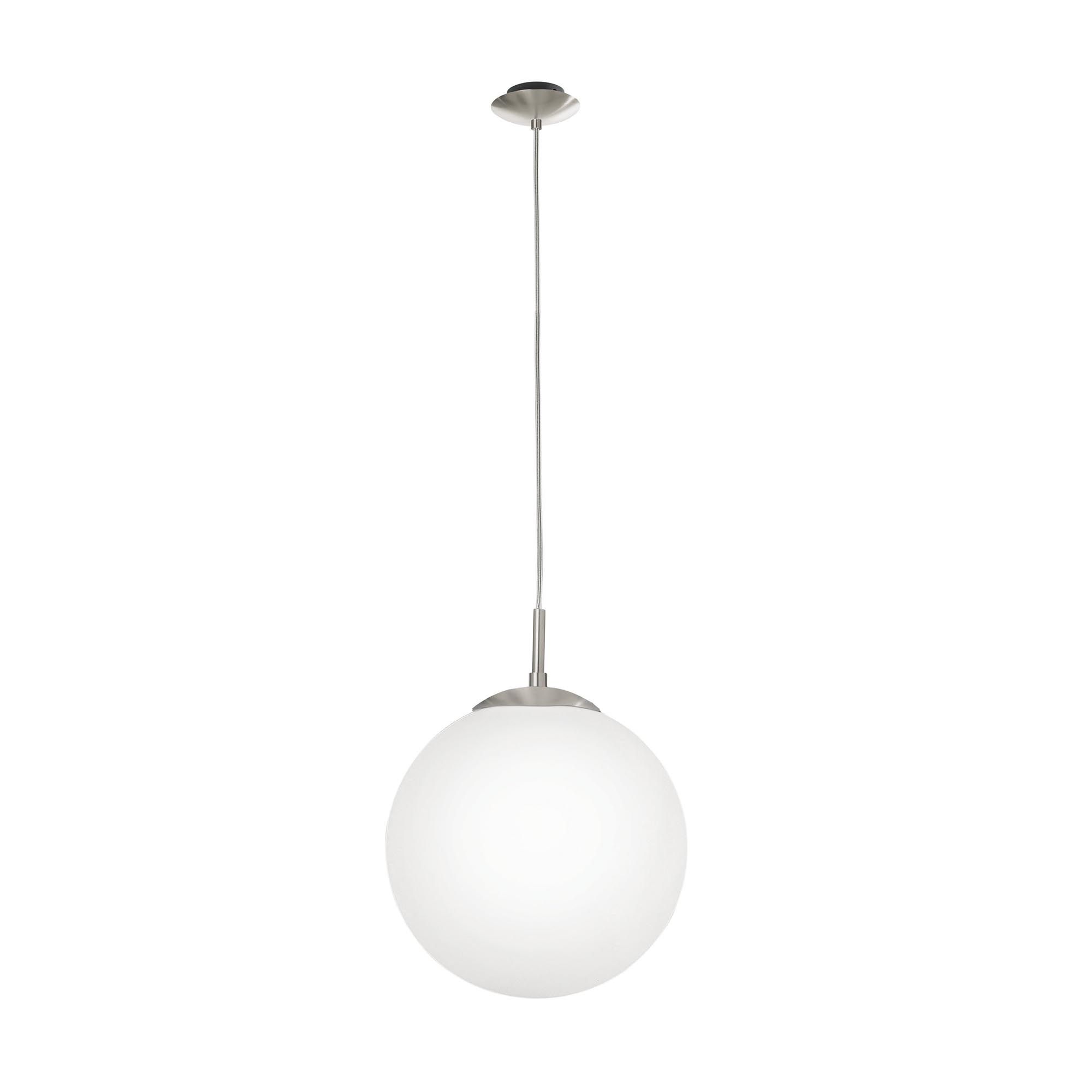 Suspension en verre opale RONDO D30 cm E27 60W