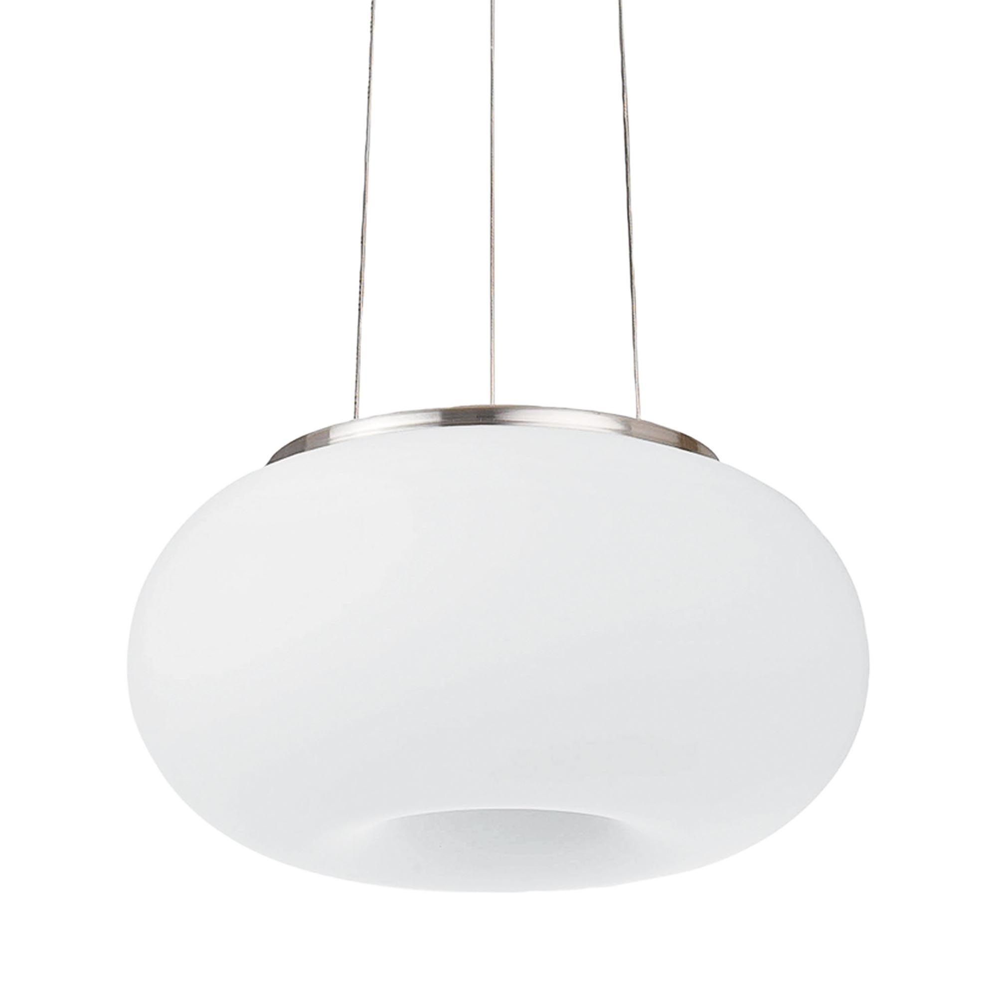 Suspension en verre opale OPTICA E27 2X60W