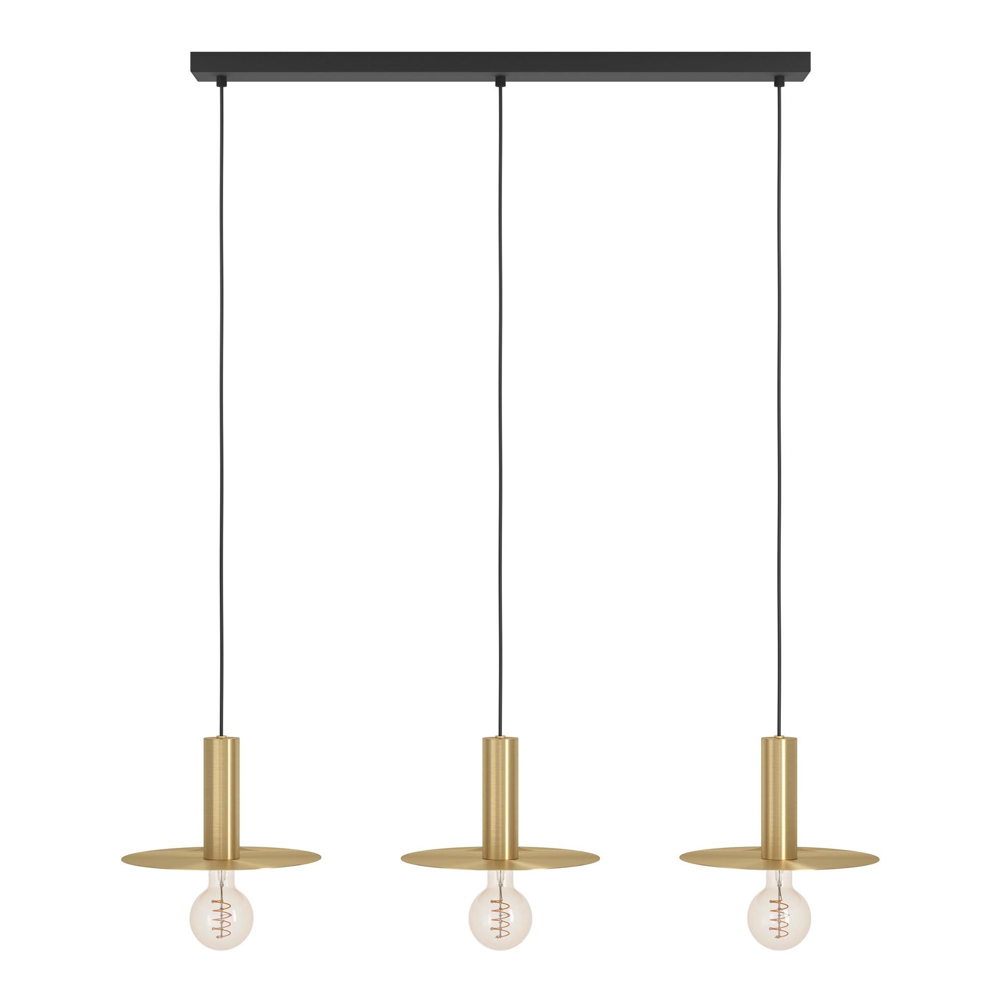 Suspension en métal doré ESCANDELL E27 3X40W