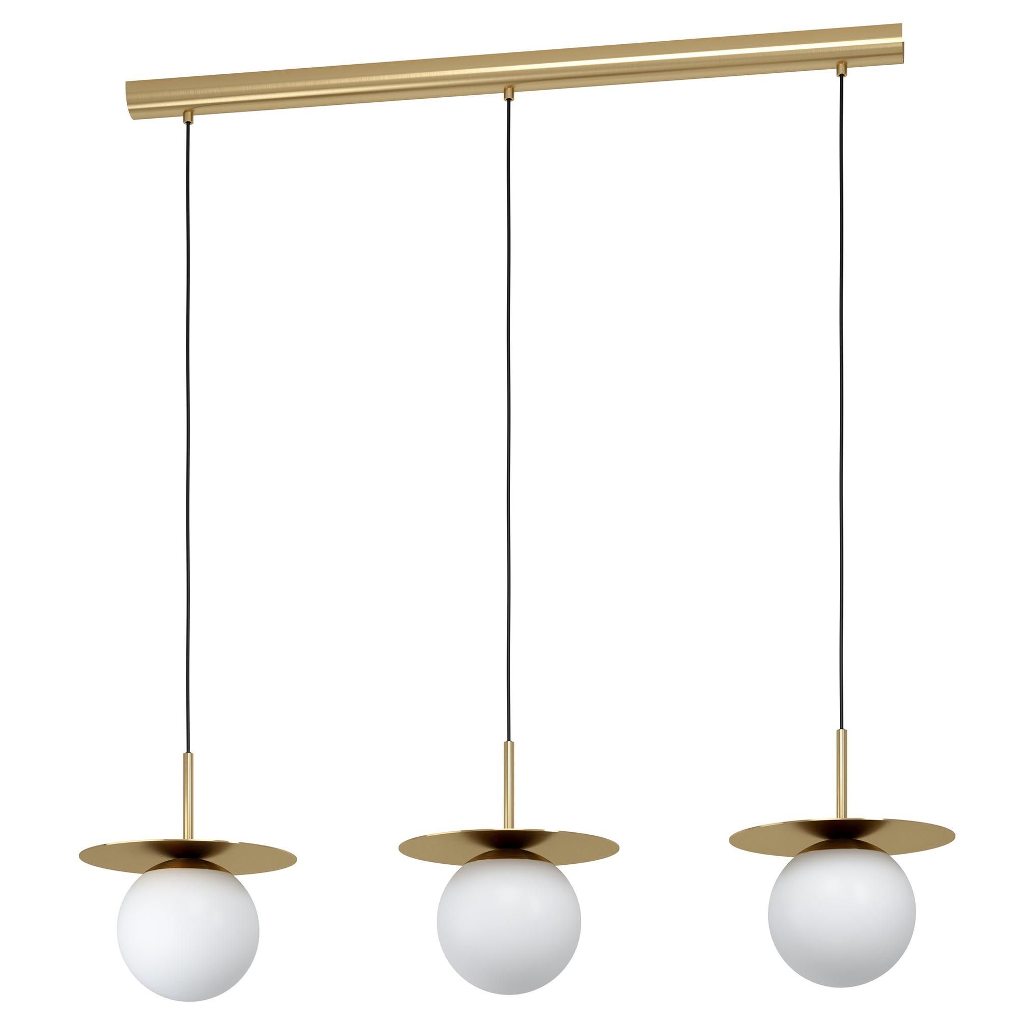 Suspension en métal doré ARENALES E27 3X40W