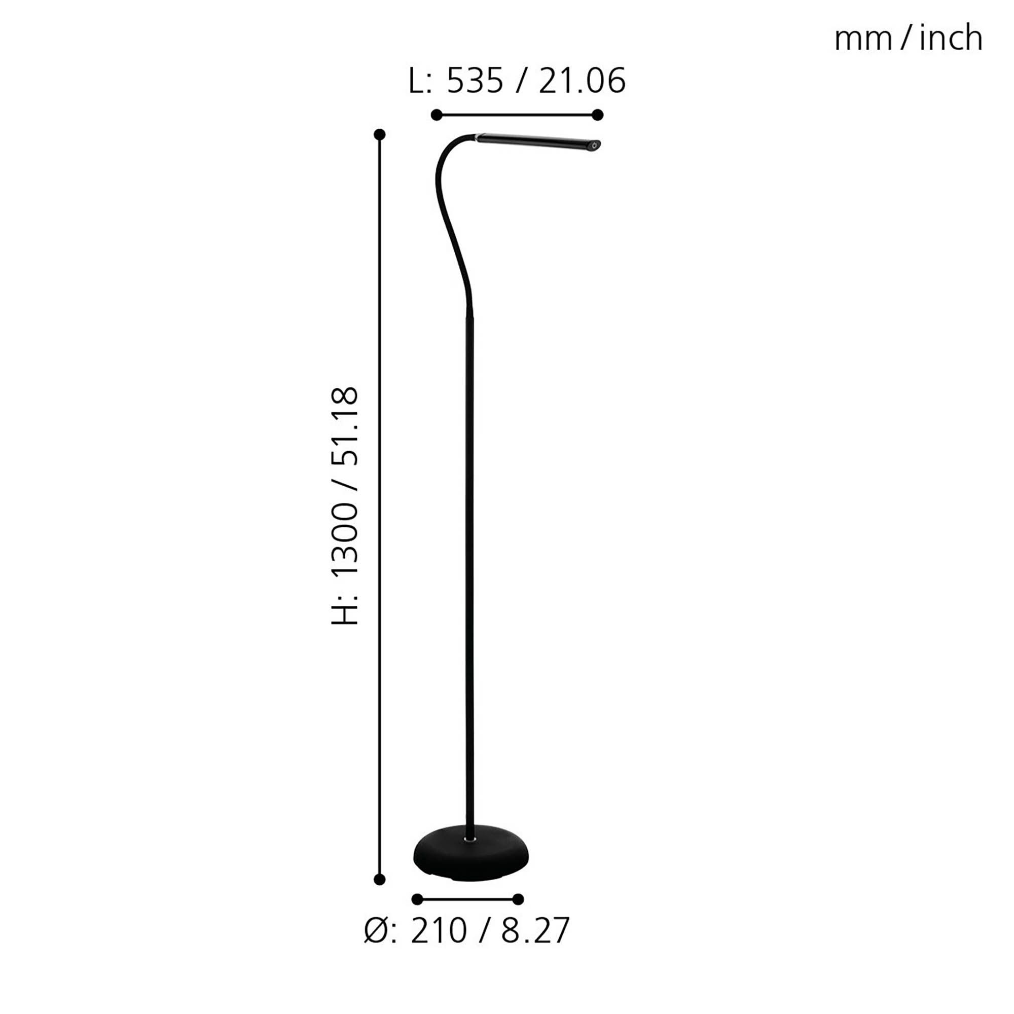 Liseuse en métal noir LAROA led intégrée 4,2W