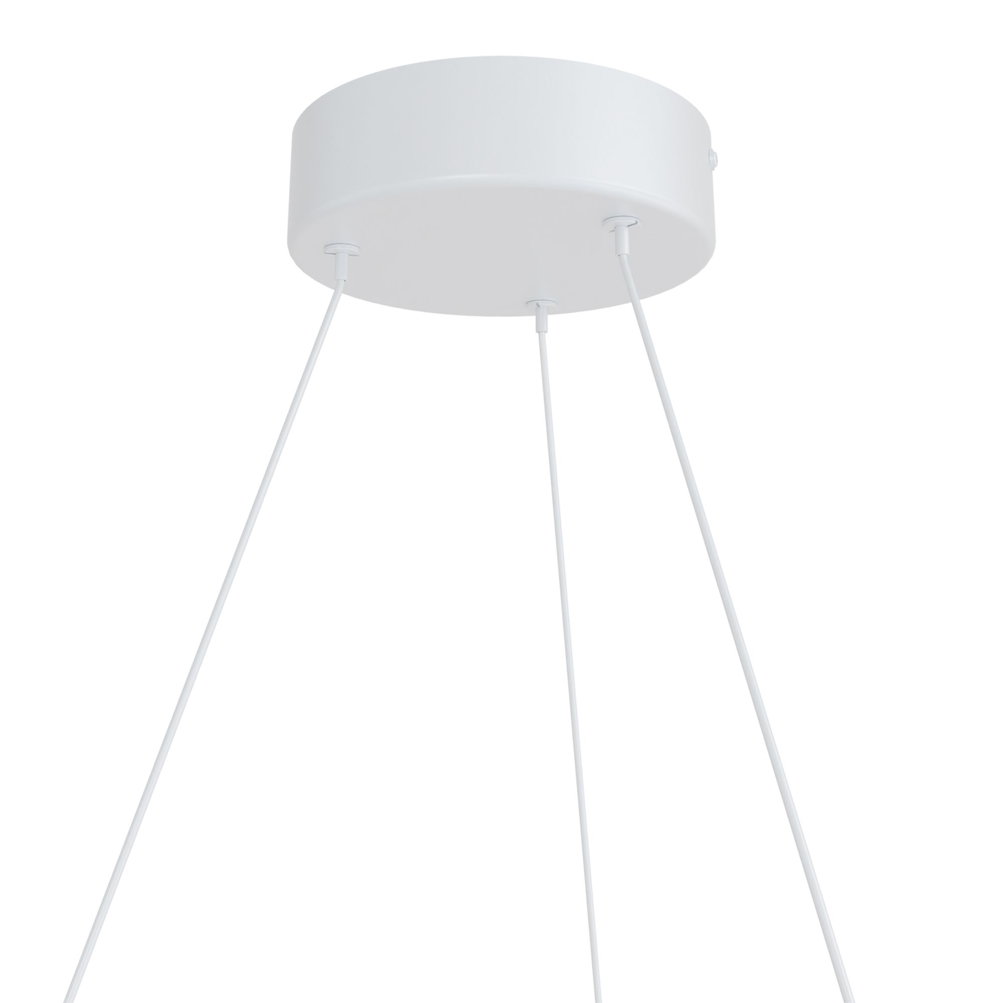 Suspension en métal blanc CAMPO ROSSO led intégrée 34W