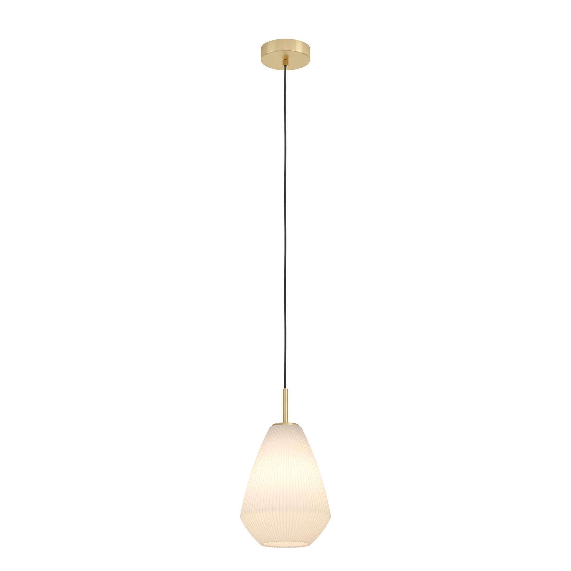 Suspension en métal taupe CAPRAROLA E27 40W