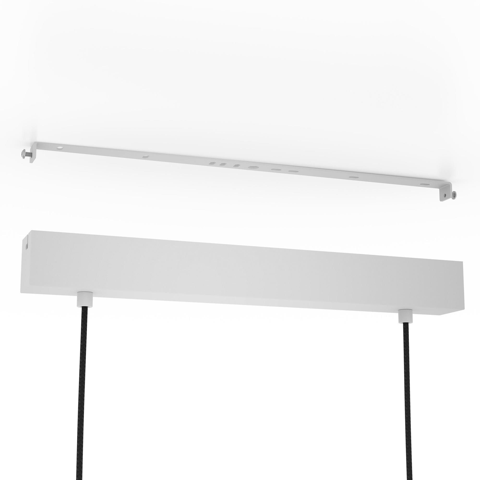 Suspension en métal gris MARIEL E27 3X40W