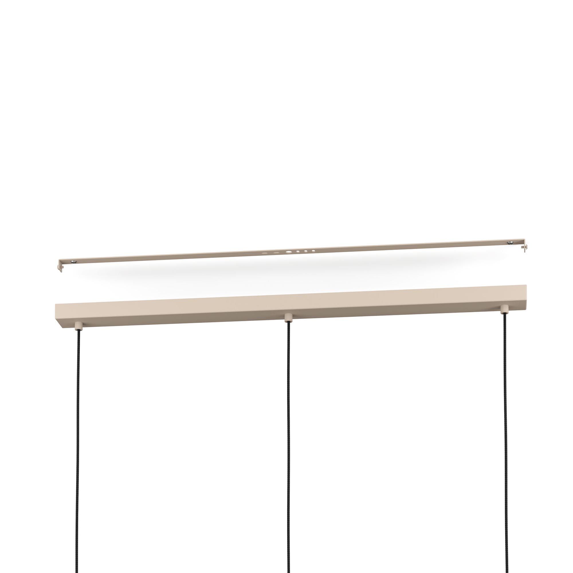 Suspension en métal sable VALDIOLA E27 3X40W