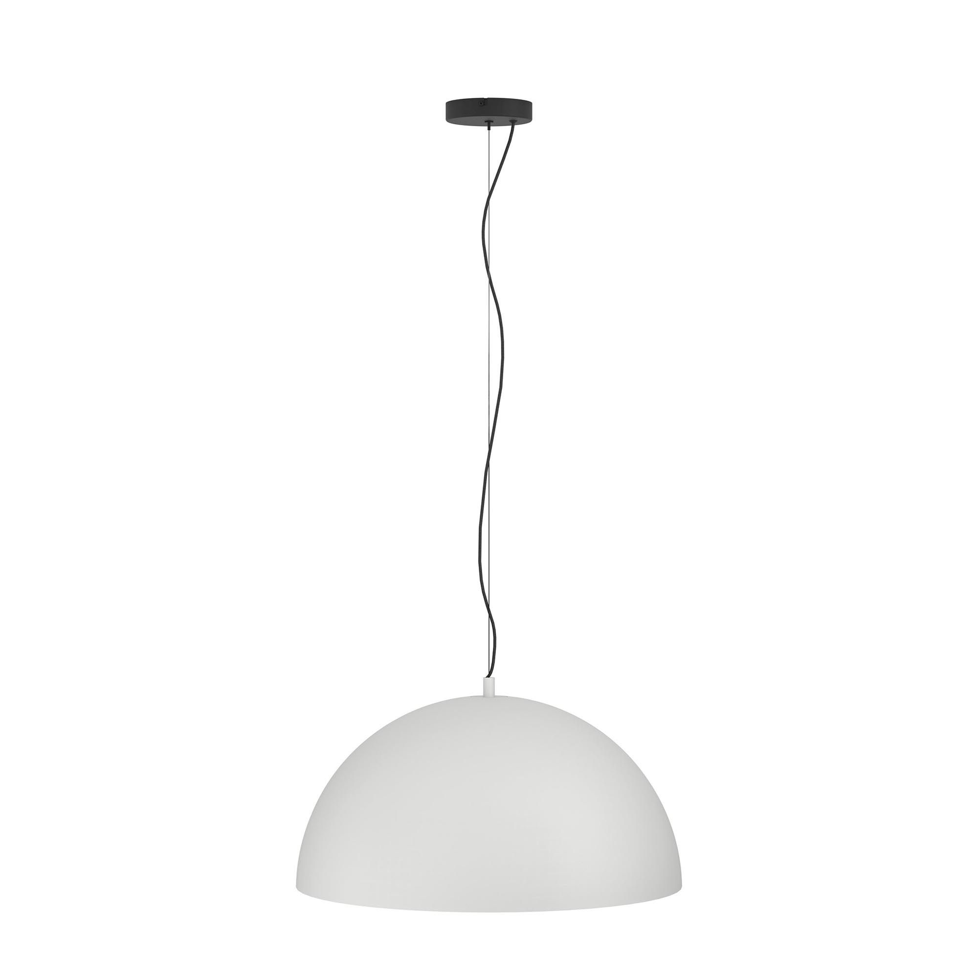 Suspension métal blanc GAETANO E27 1X40W