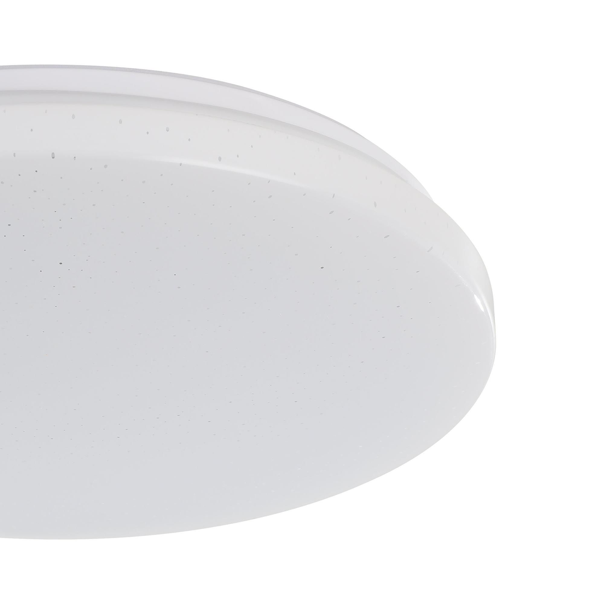 Plafonnier en plastique opale FRANIA-S led intégrée 15W