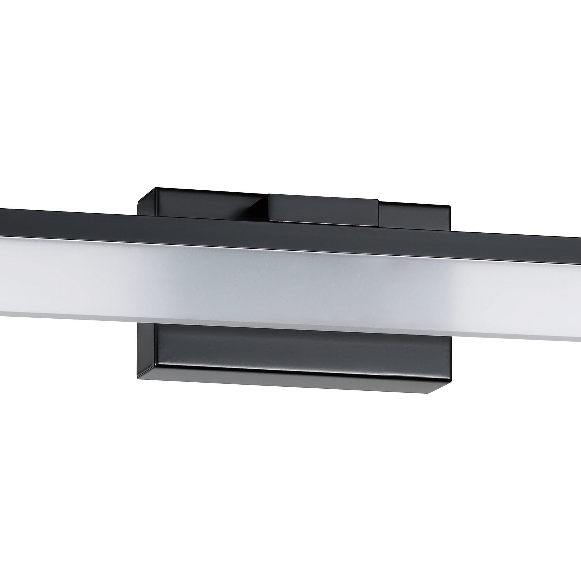 Applique murale en métal noir PALMITAL led intégrée 11W