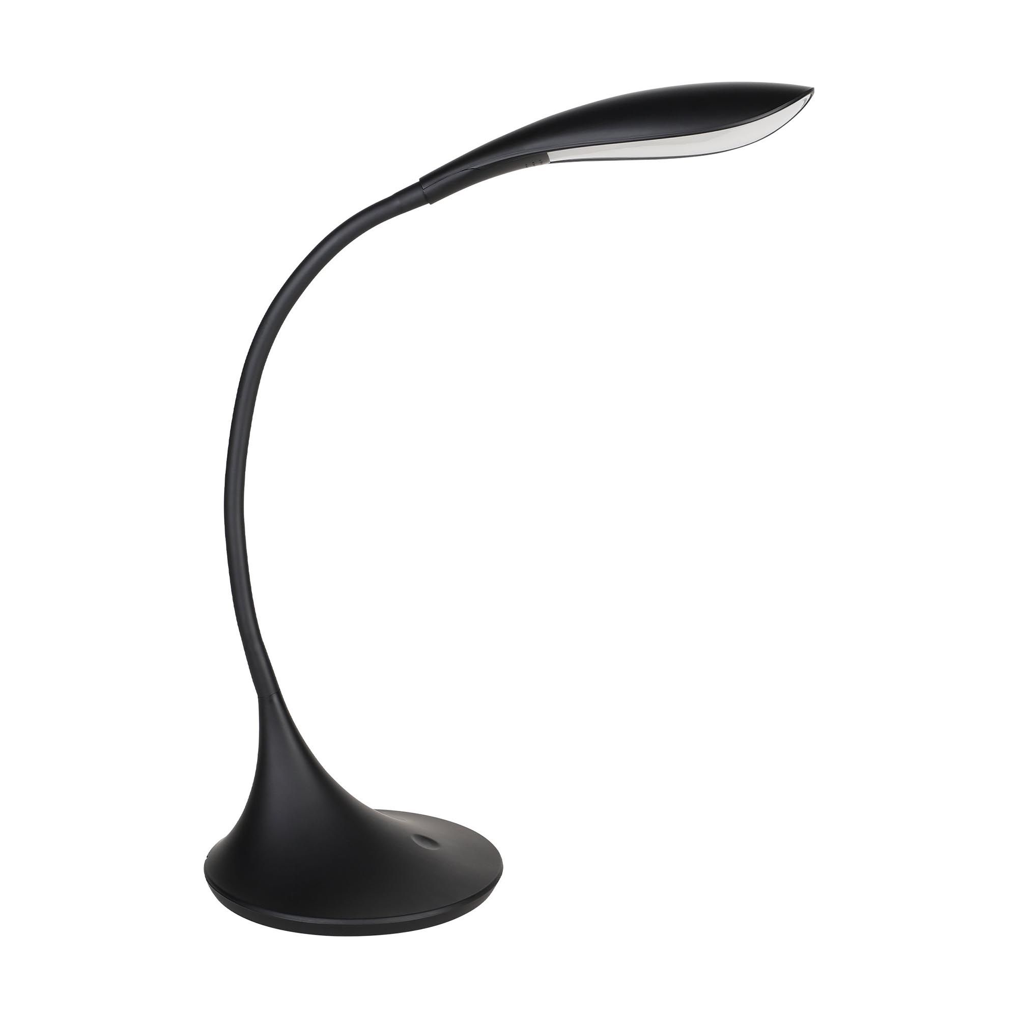 Lampe de bureau en plastique et métal noir DAMBERA led intégrée 4,5W