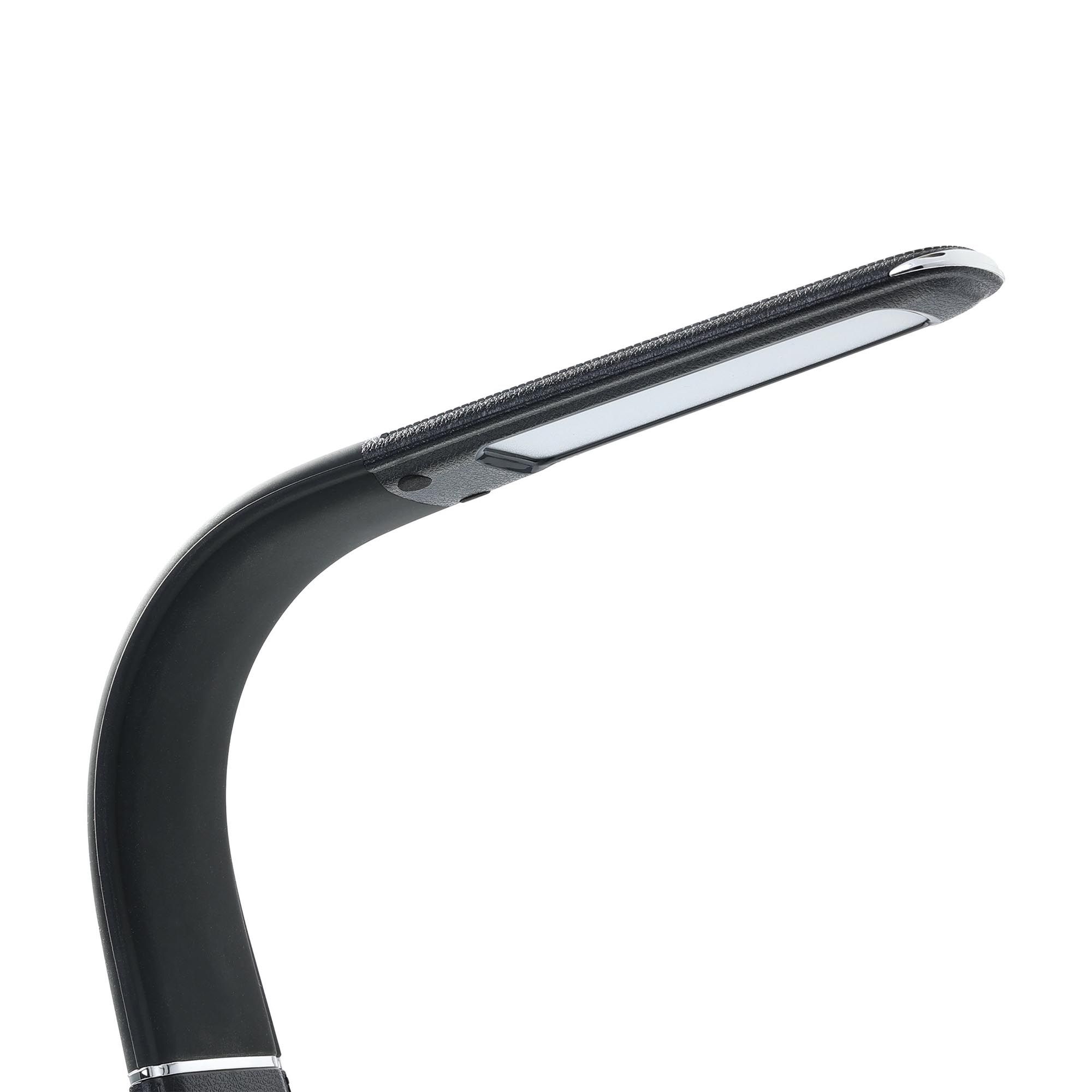 Lampe de bureau plastique et métal noir COGNOLI led intégrée 4,4W