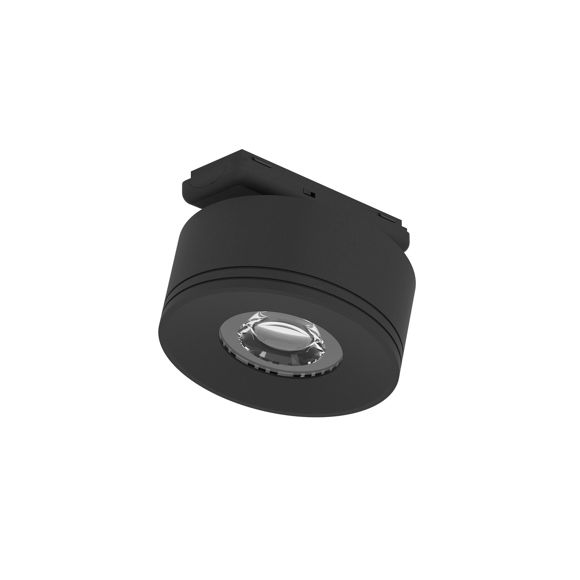 Spot à encastrer en métal noir TPLUS WIDE SPOT led intégrée 6,6W