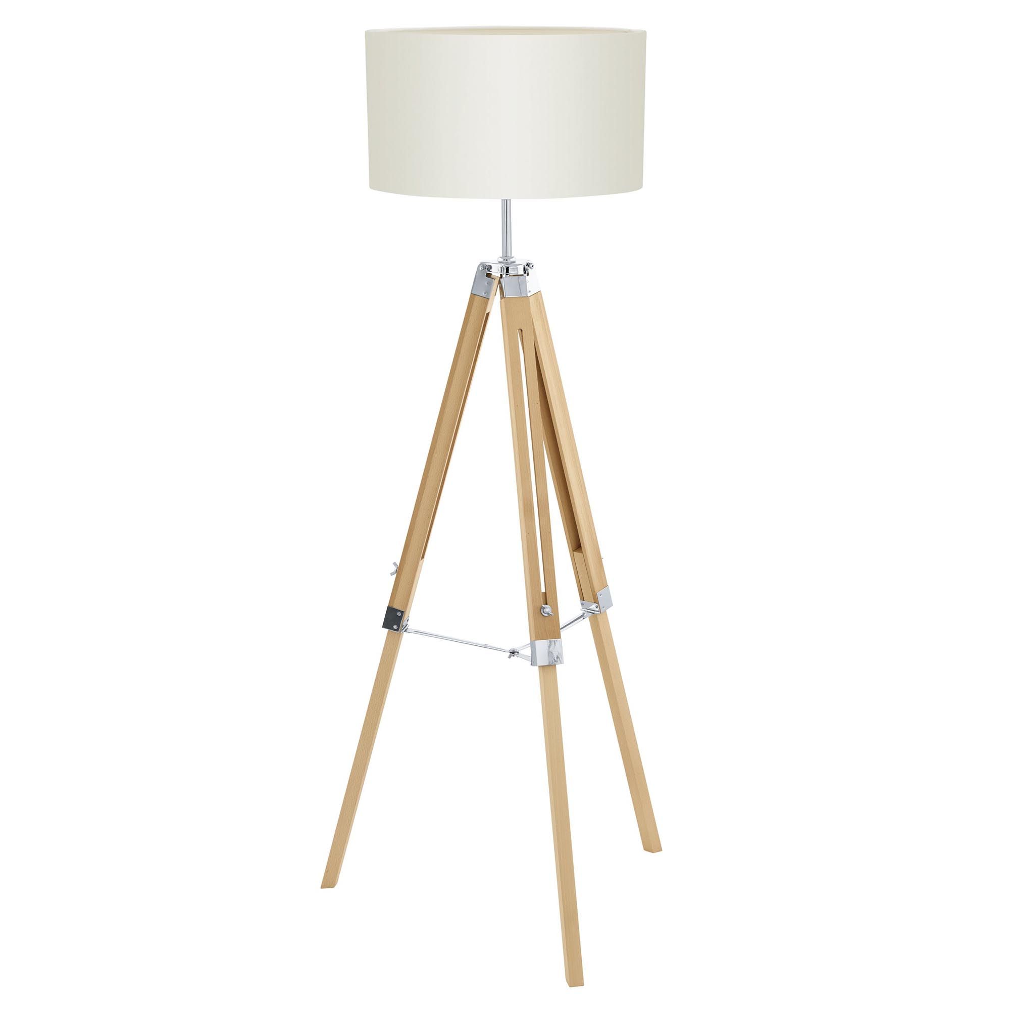 Lampadaire bois bois LANTADA E27 1X60W