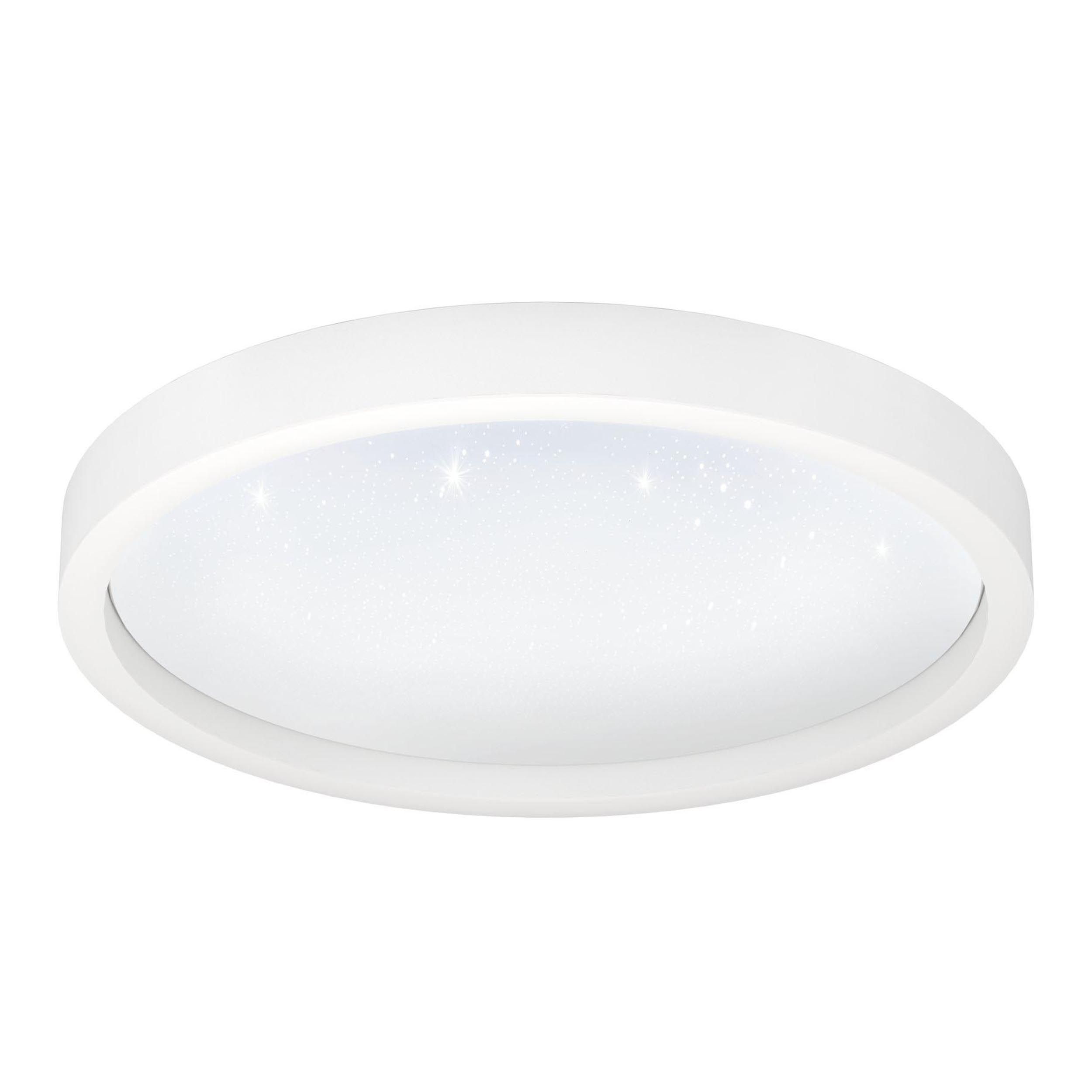 Plafonnier en plastique blanc MONTEMORELOS-Z led intégrée 17,8W