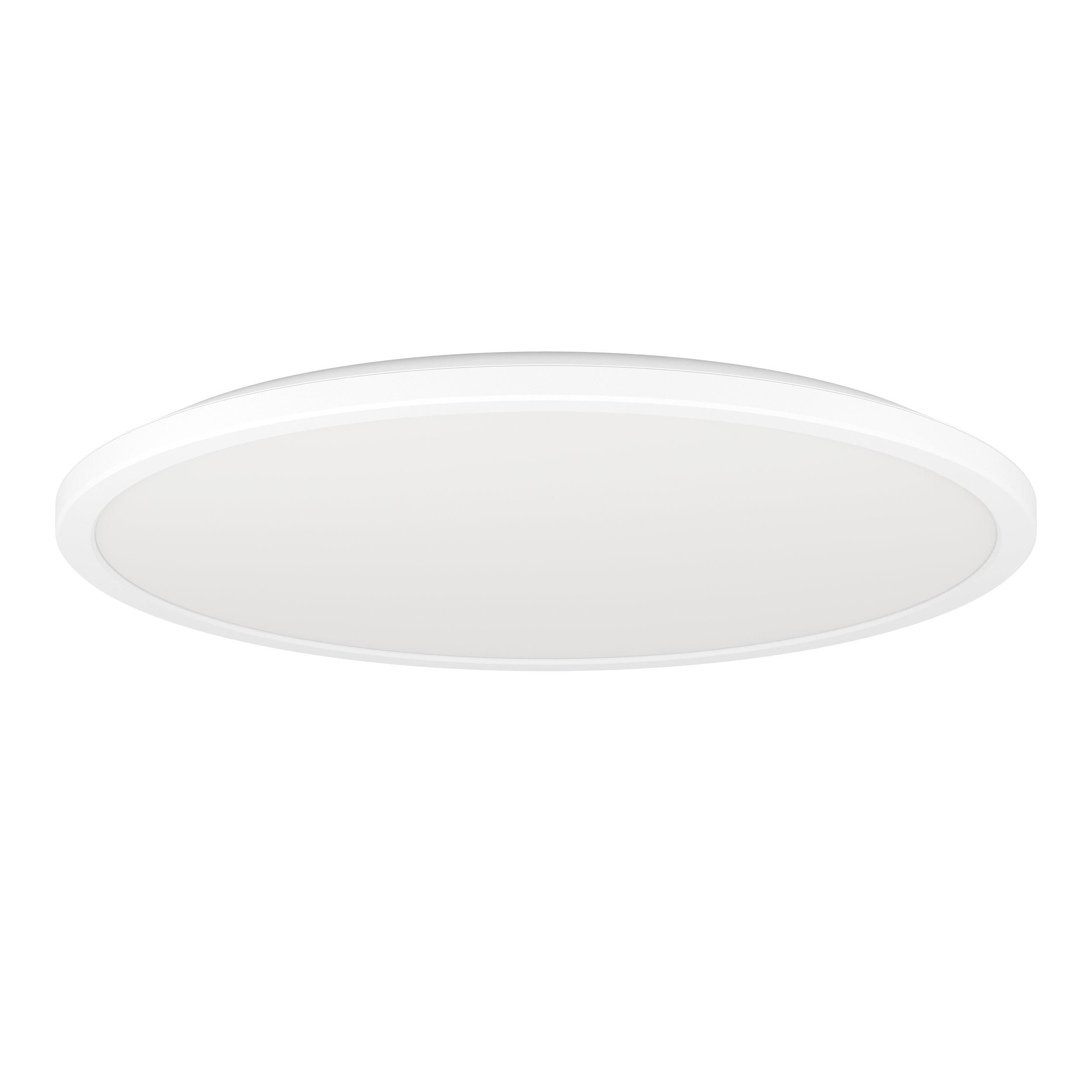 Plafonnier en plastique blanc ROVITO led itégrée 16,8W