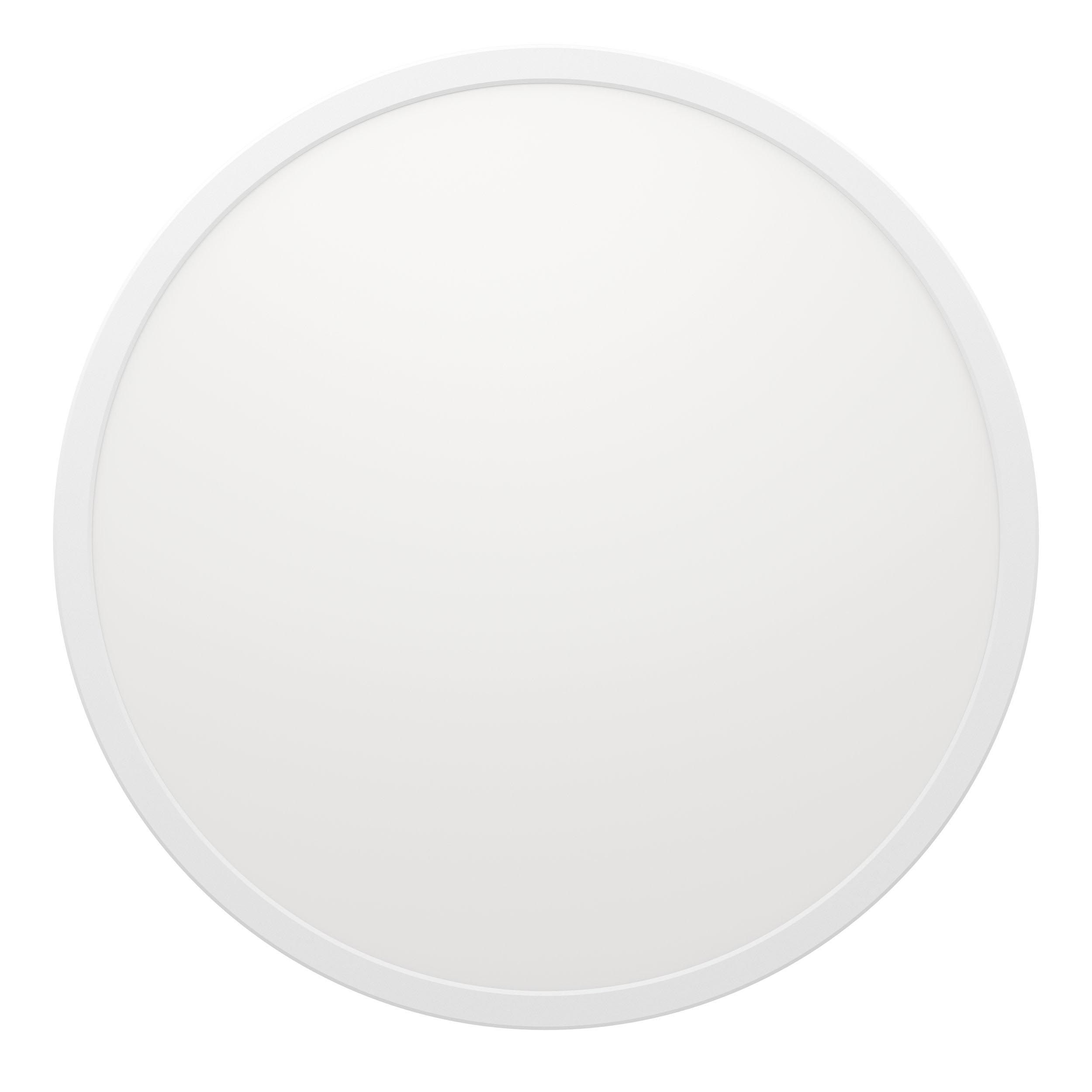 Plafonnier en plastique blanc ROVITO led itégrée 16,8W