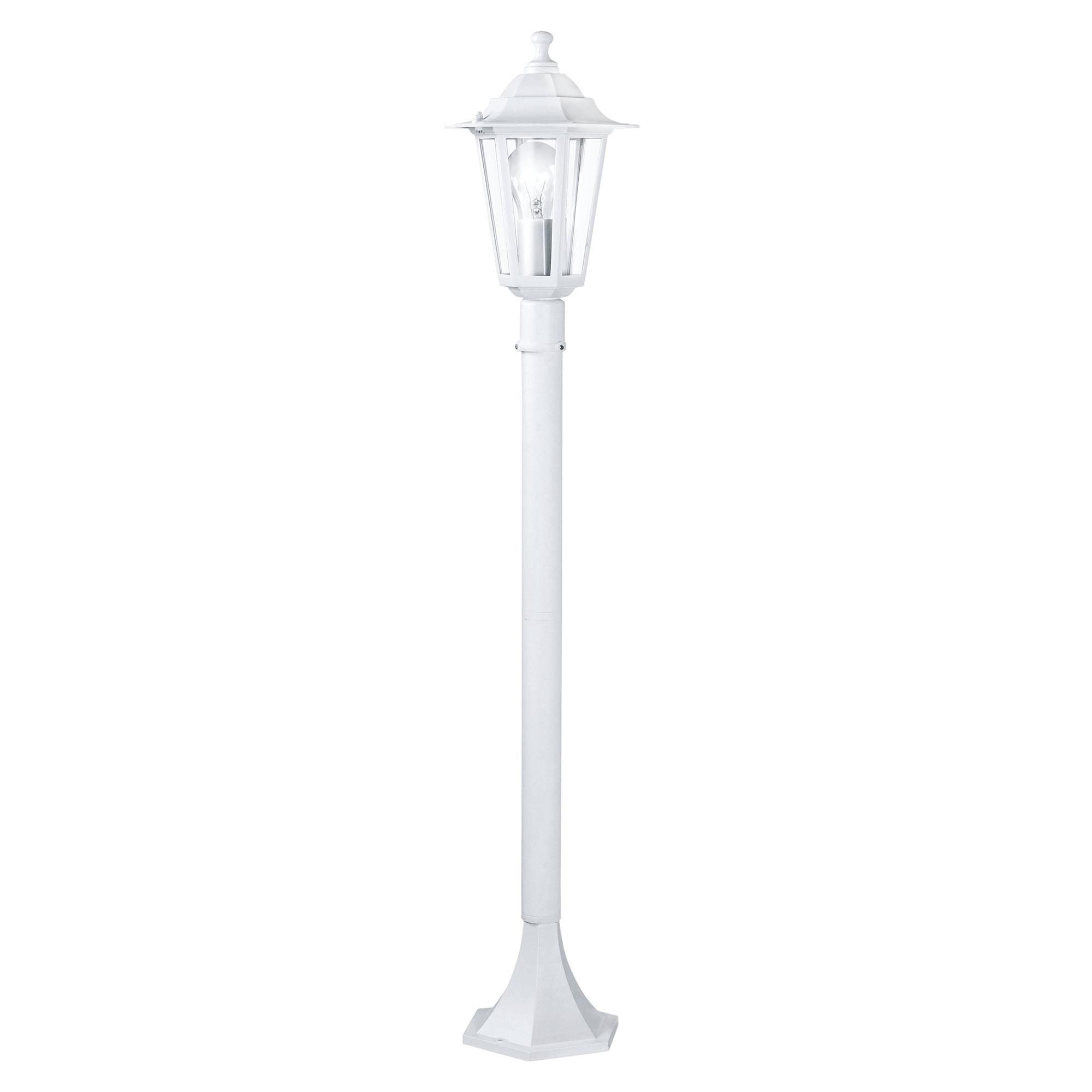 Lampadaire extérieur métal blanc LATERNA 5 E27 1X60W