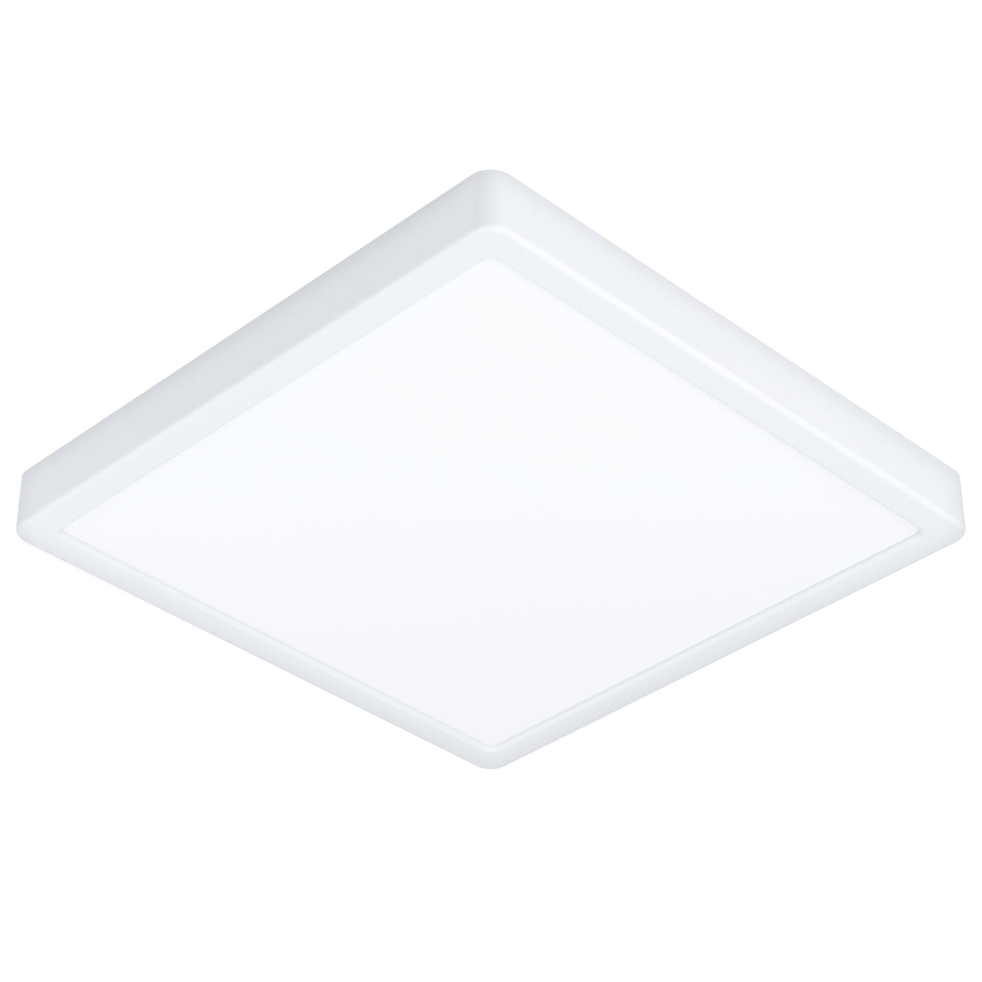 Plafonnier plastique blanc FUEVA 5 28,5X29CM LED INT 1X20,5W