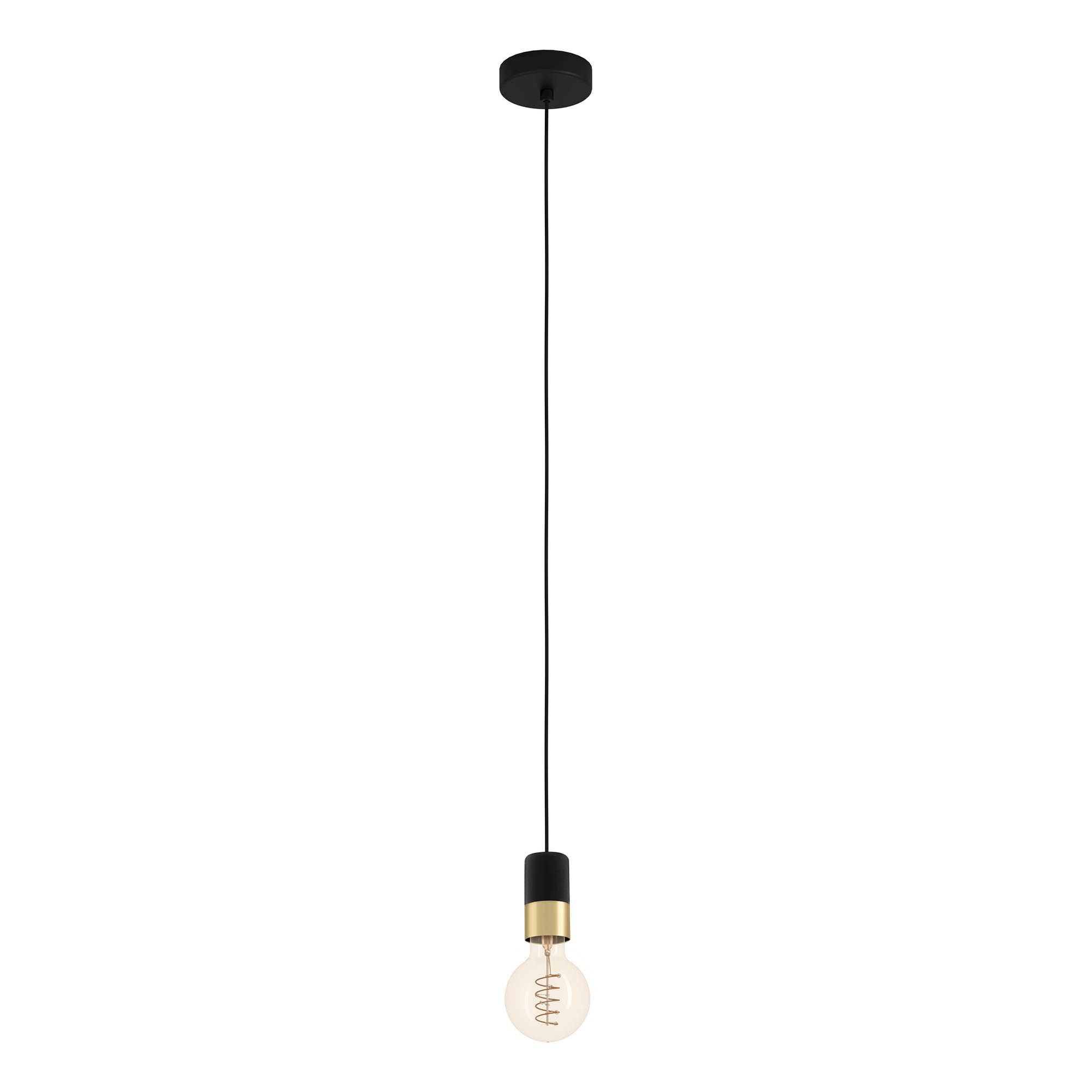 Suspension métal doré CALARI E27 1X40W