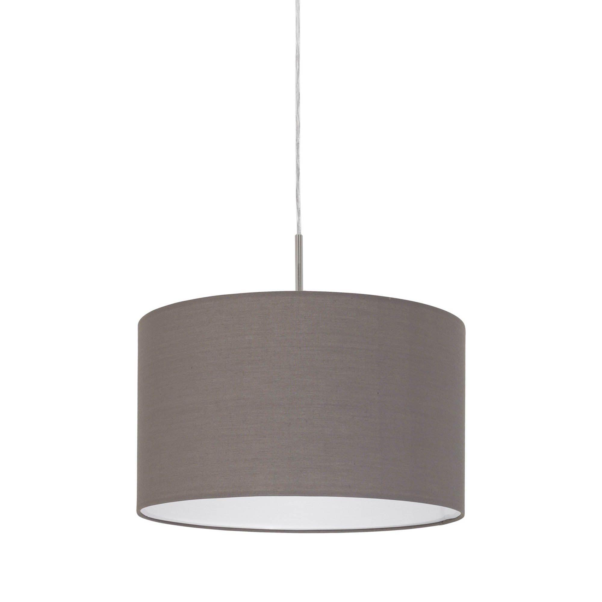 Suspension tissu marron PASTERI D38CM E27 1X60W