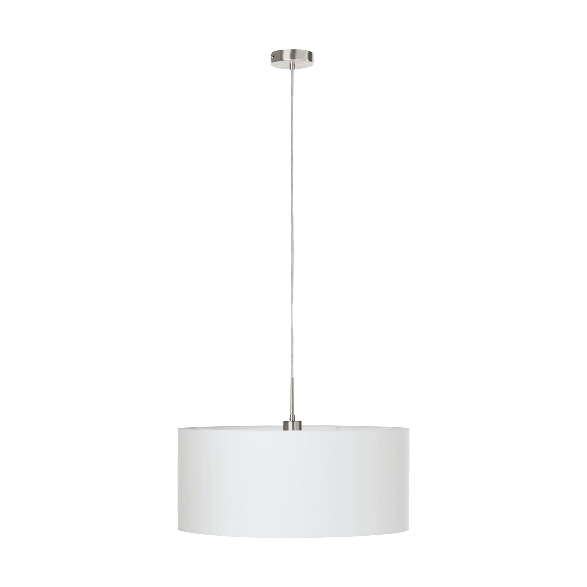 Suspension tissu blanc PASTERI D53CM E27 1X60W