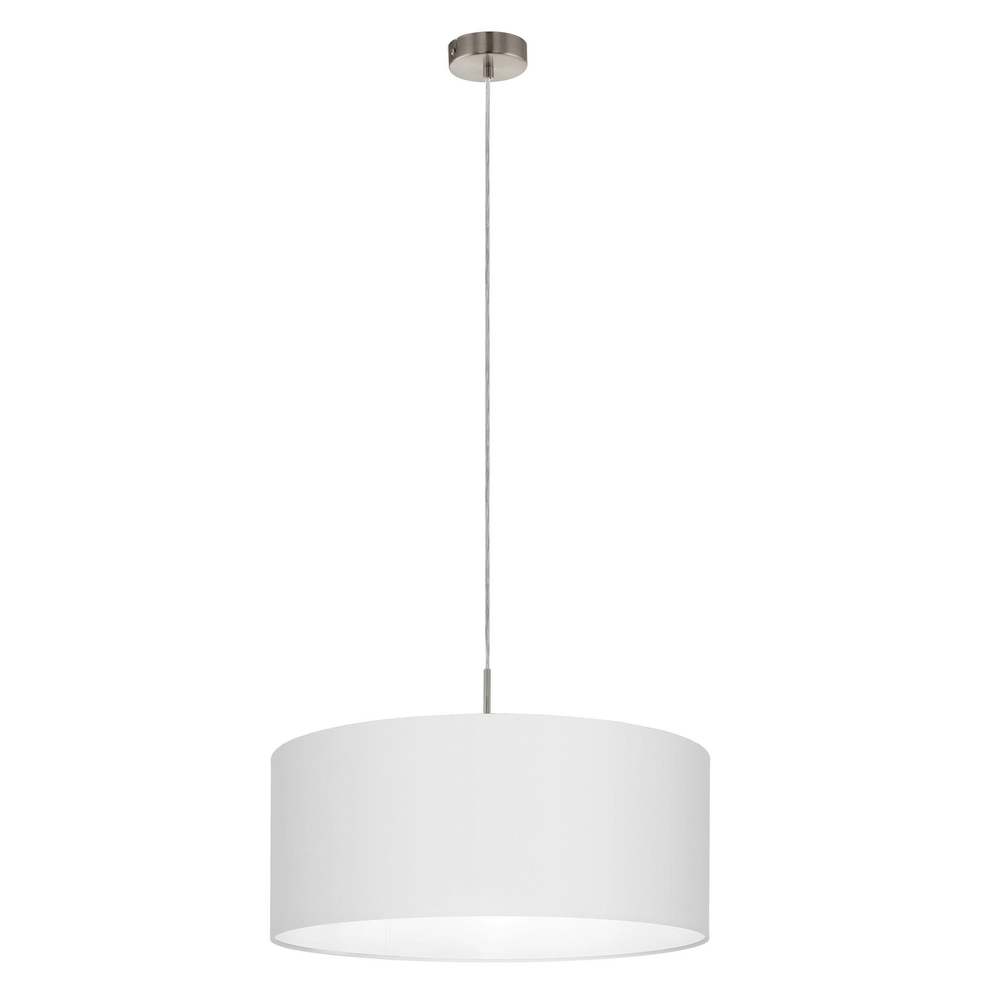 Suspension tissu blanc PASTERI D53CM E27 1X60W