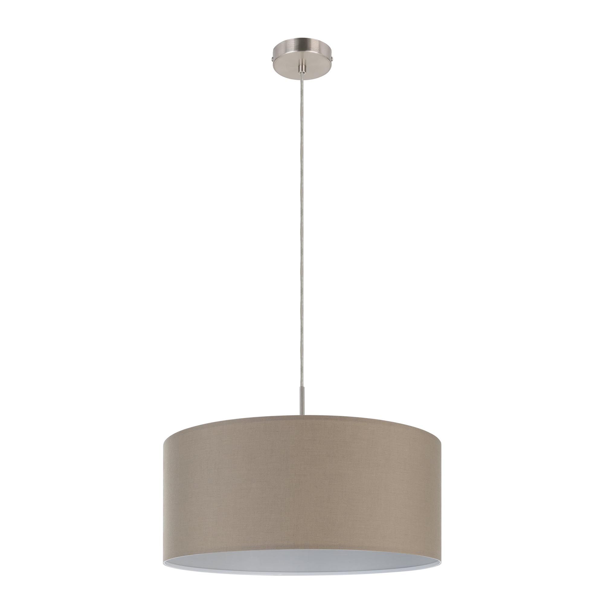 Suspension tissu marron PASTERI D53CM E27 1X60W