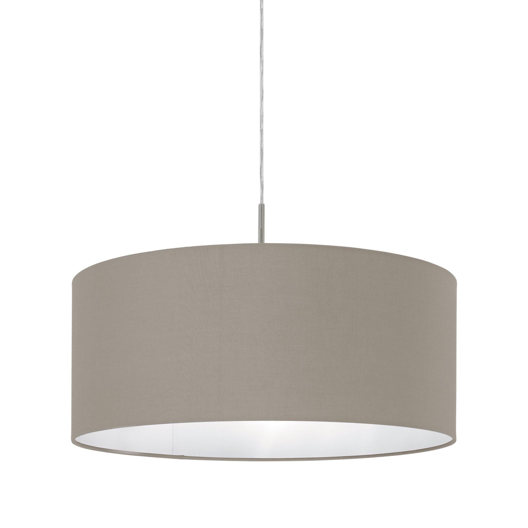 Suspension tissu marron PASTERI D53CM E27 1X60W