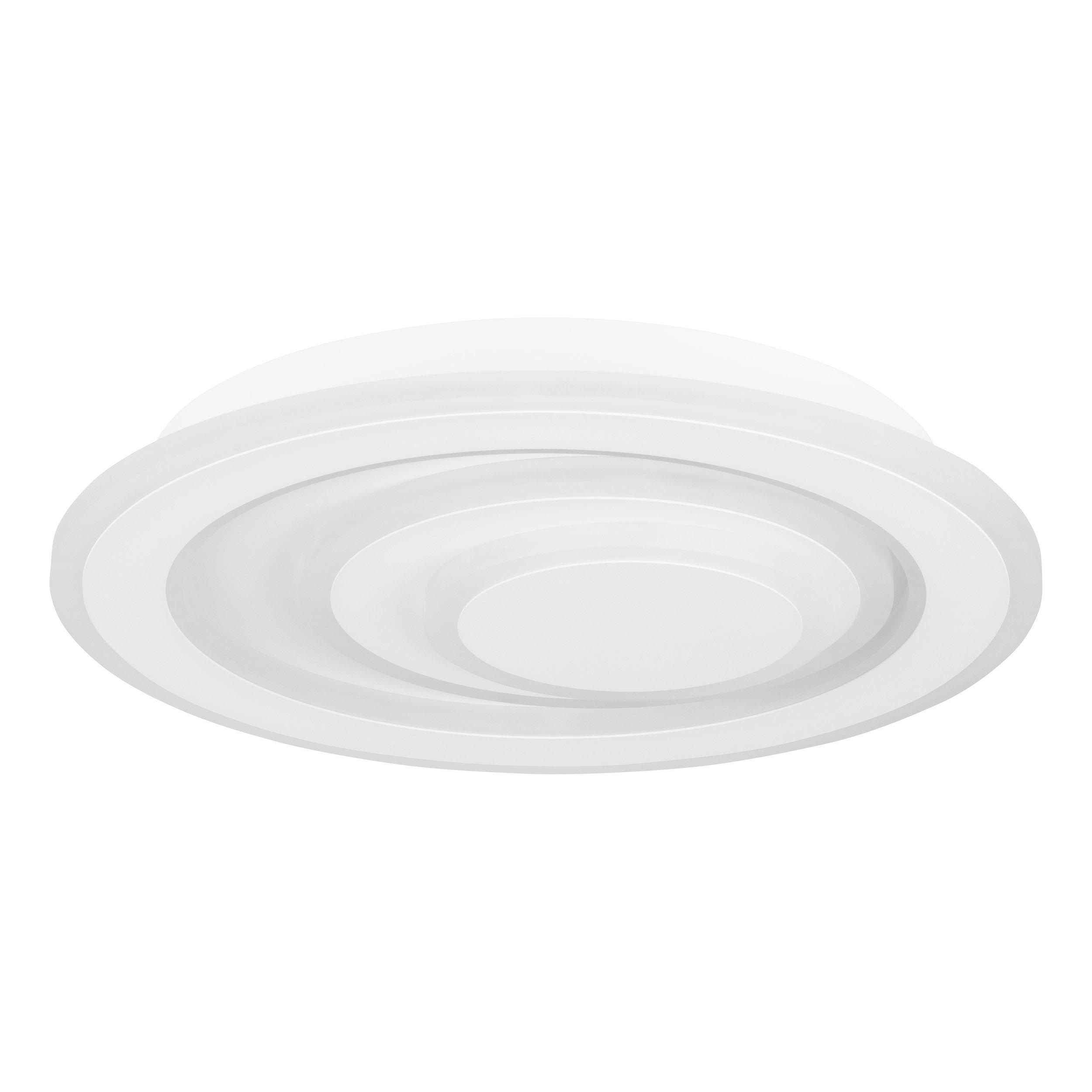 Plafonnier métal blanc PALAGIANO 1 D30CM LED INT 1X14,7W