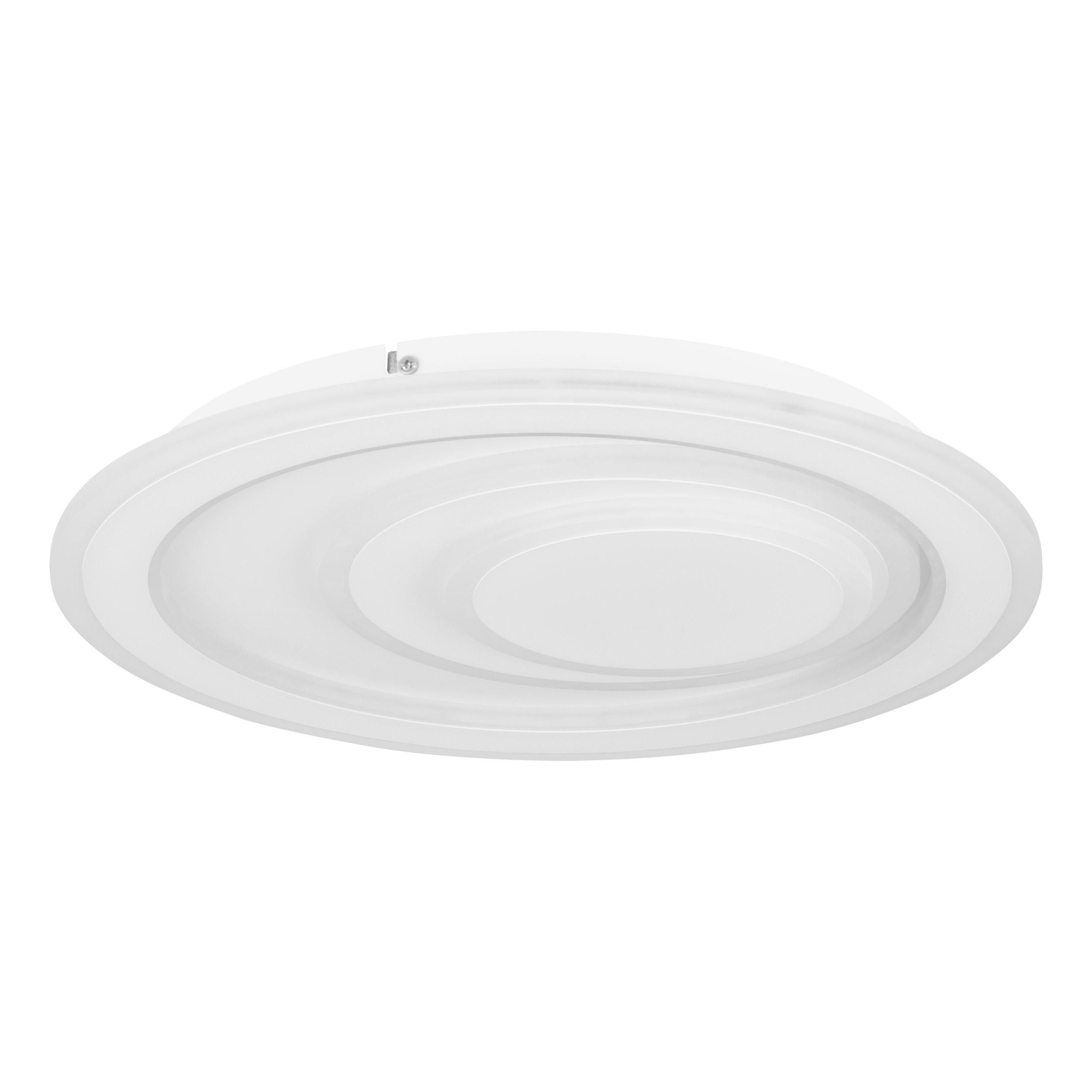 Plafonnier métal blanc PALAGIANO 1 D38CM LED INT 1X14,7W