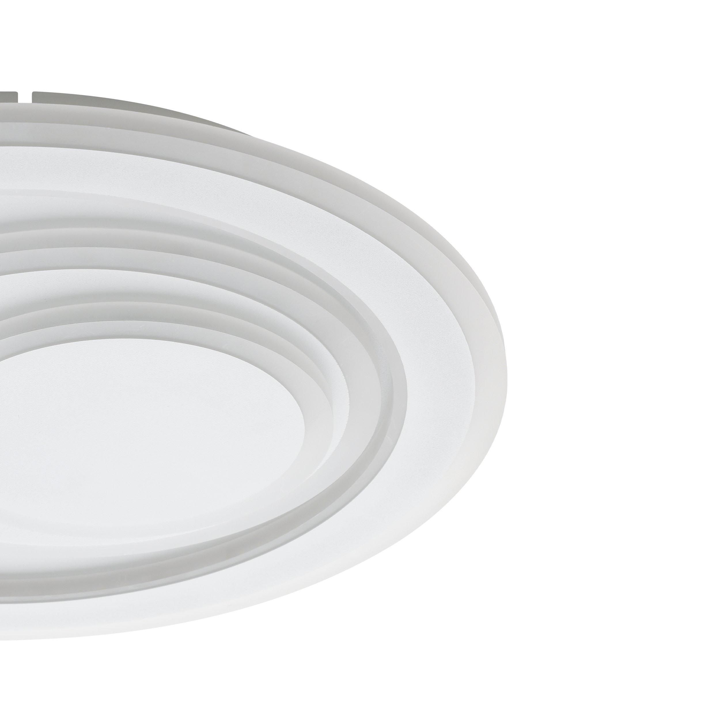 Plafonnier métal blanc PALAGIANO 1 D38CM LED INT 1X14,7W