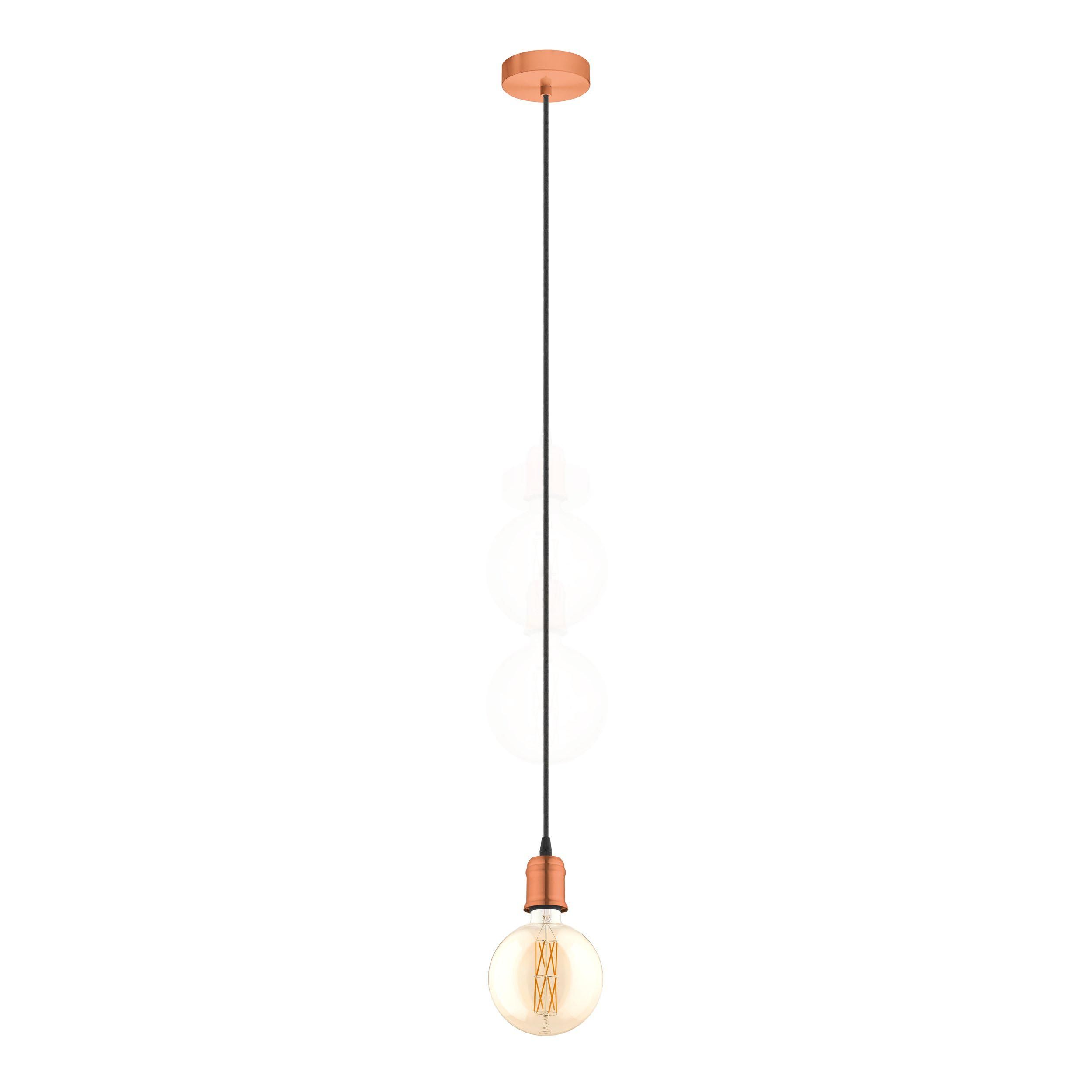 Suspension métal cuivre YORTH E27 1X60W