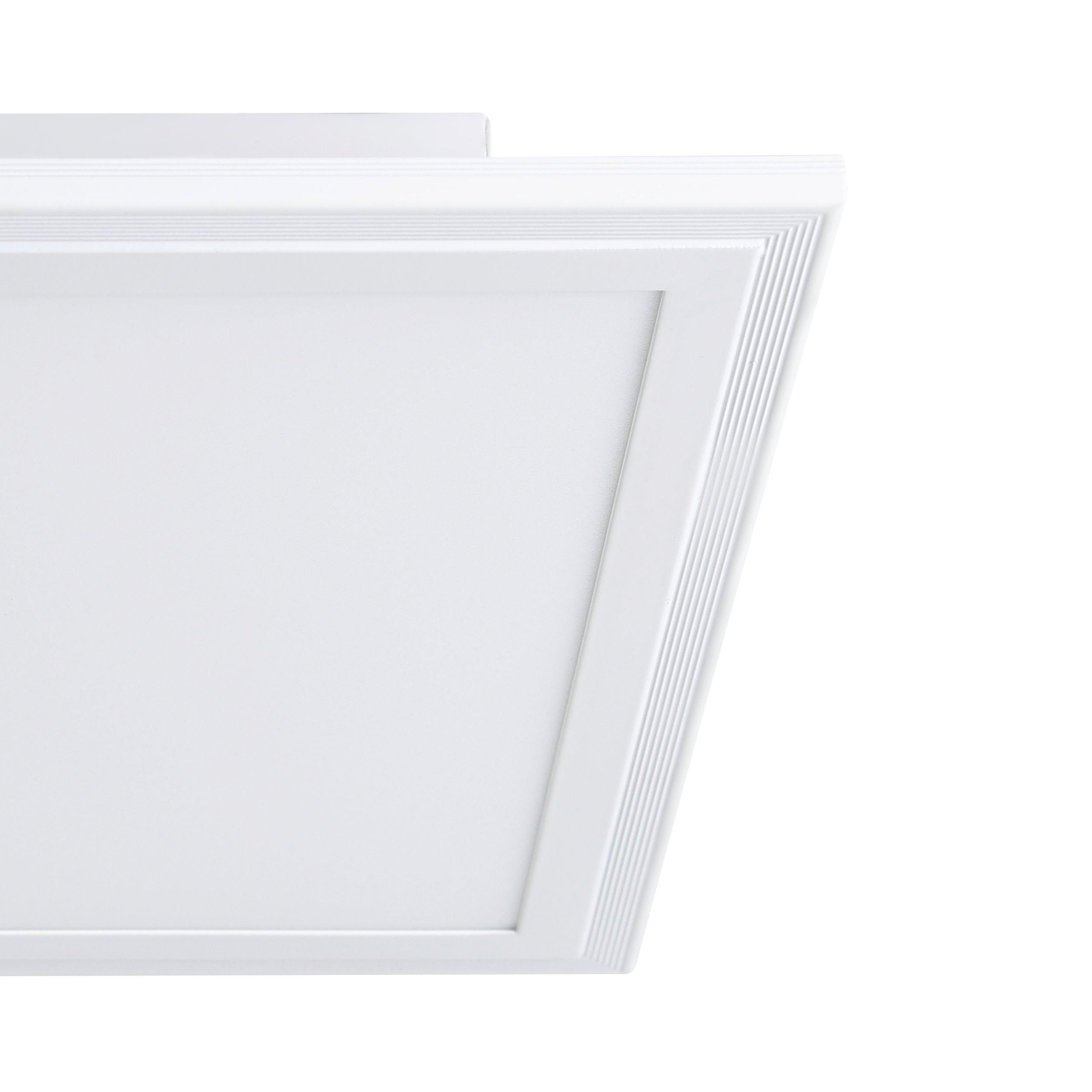 Plafonnier plastique blanc SALOBRENA 1 L30 cm LED INT 1X14W