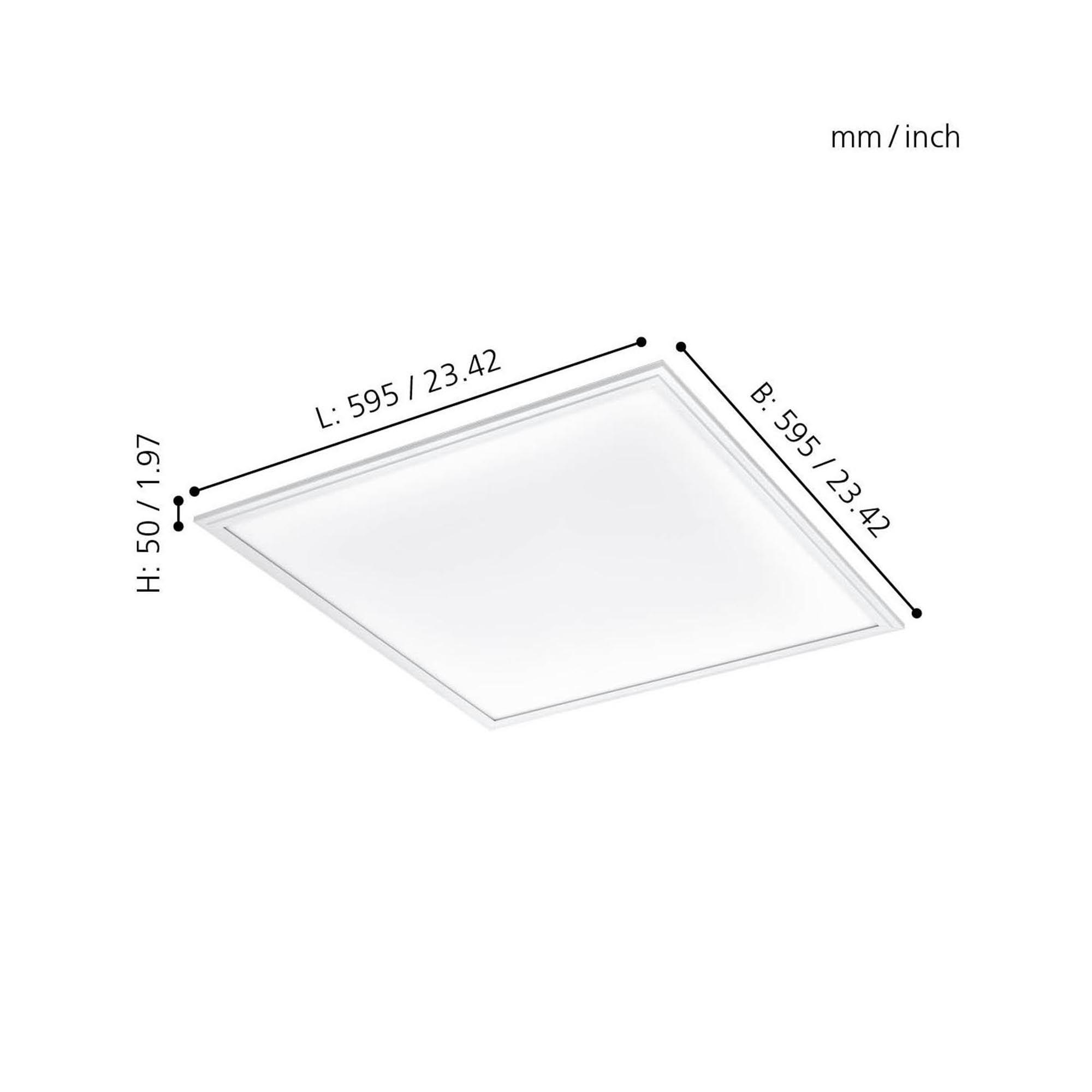 Plafonnier plastique blanc SALOBRENA 1 LED INT 1X33W