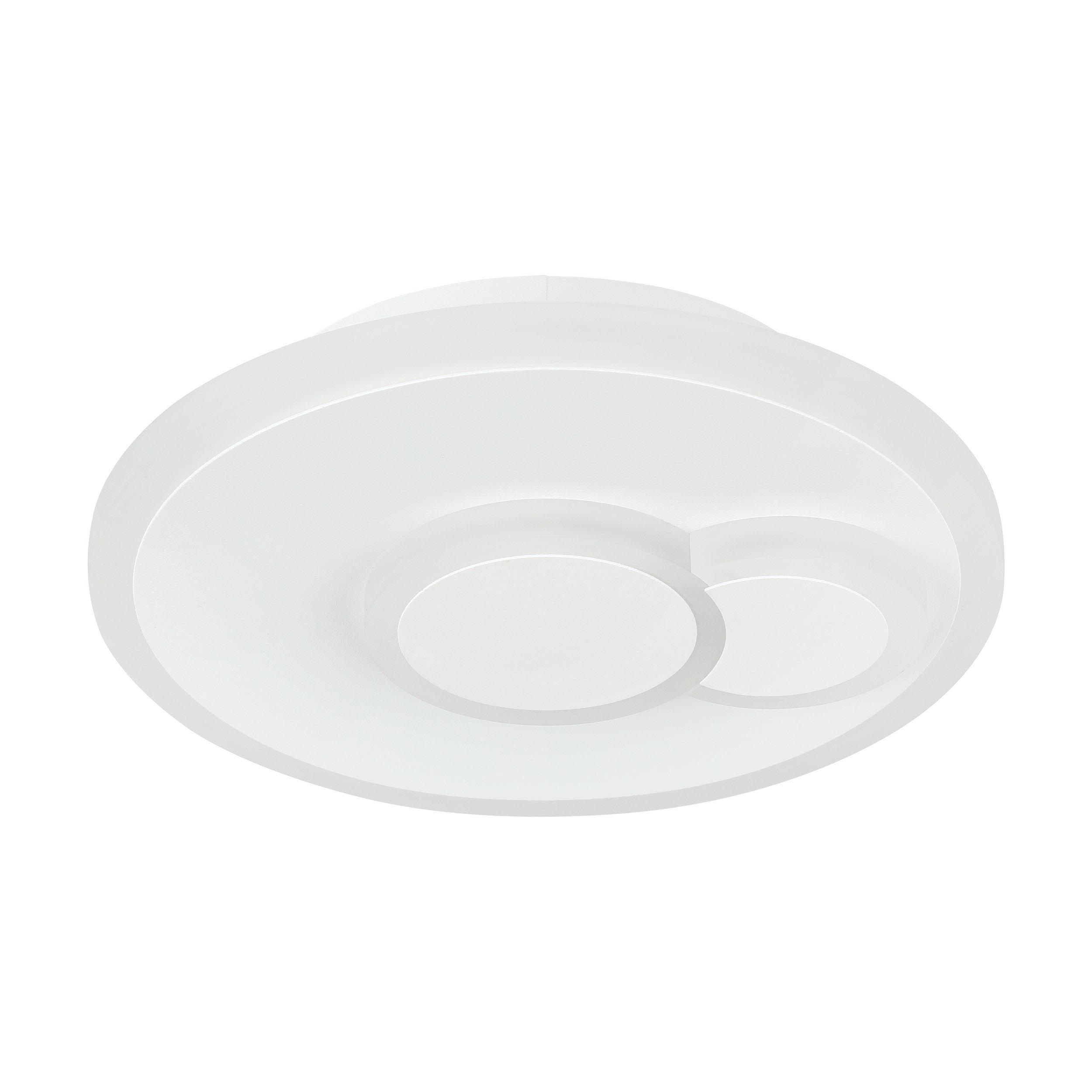 Plafonnier plastique blanc CADEGAL Rond LED INT 1X7,8W