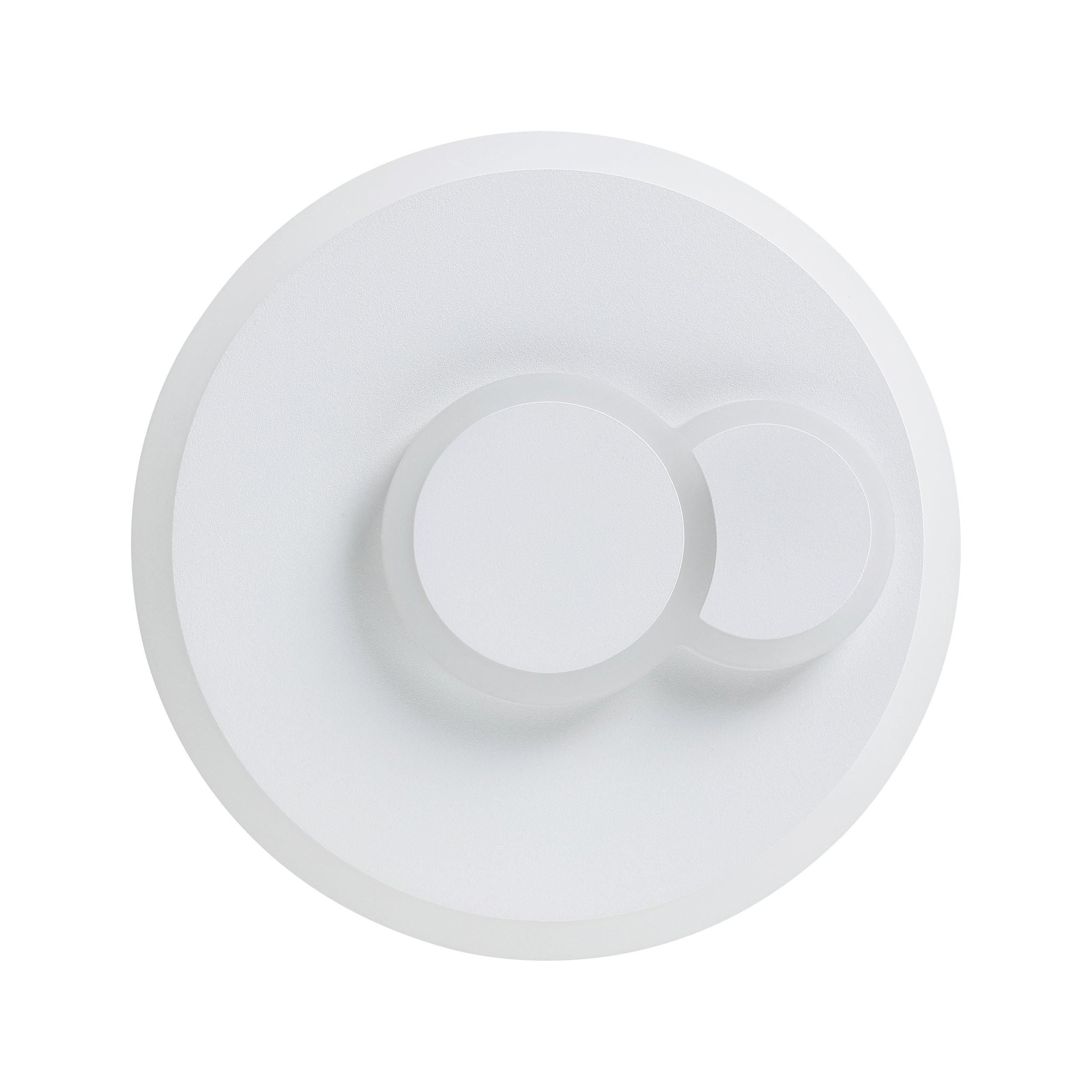 Plafonnier plastique blanc CADEGAL Rond LED INT 1X7,8W