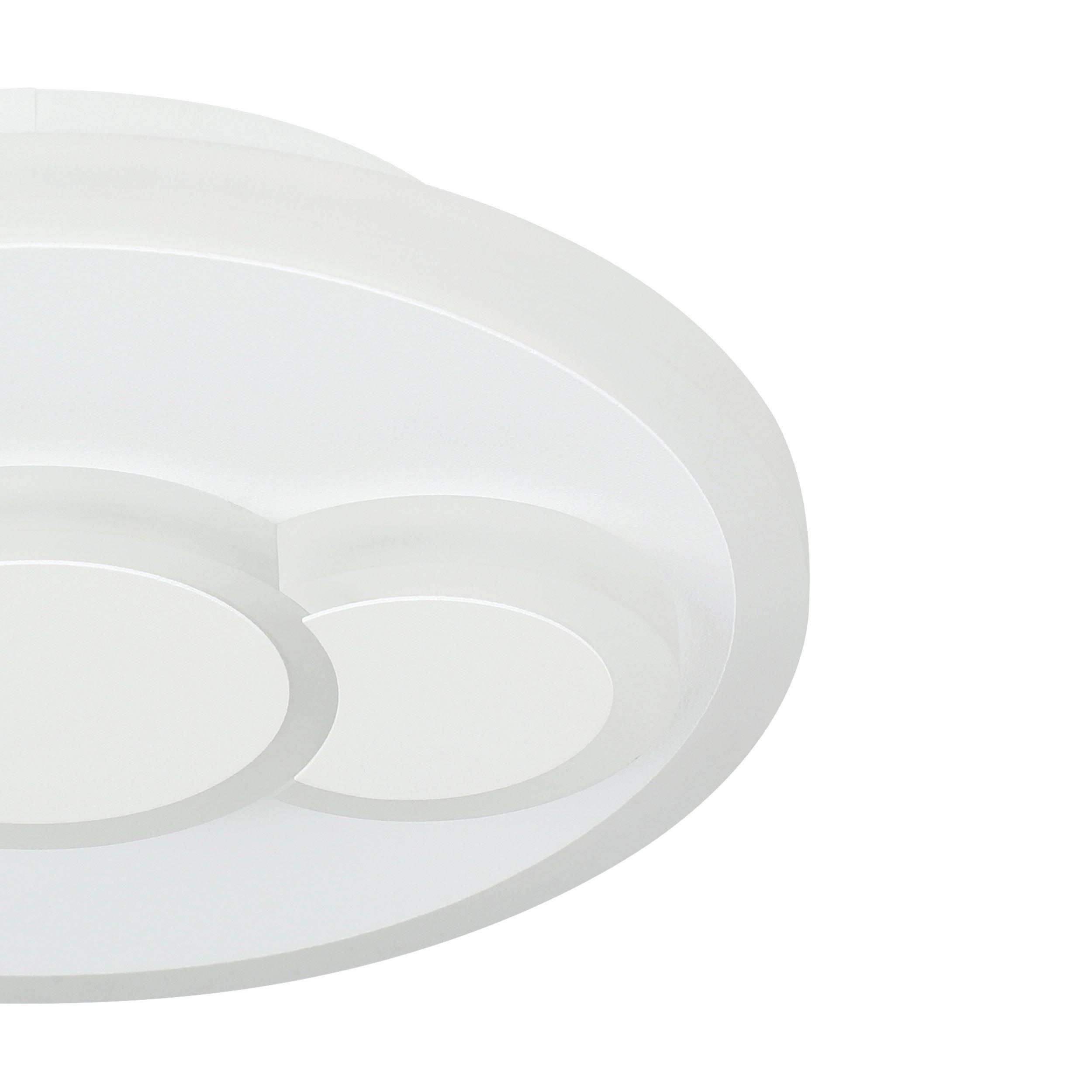 Plafonnier plastique blanc CADEGAL Rond LED INT 1X7,8W