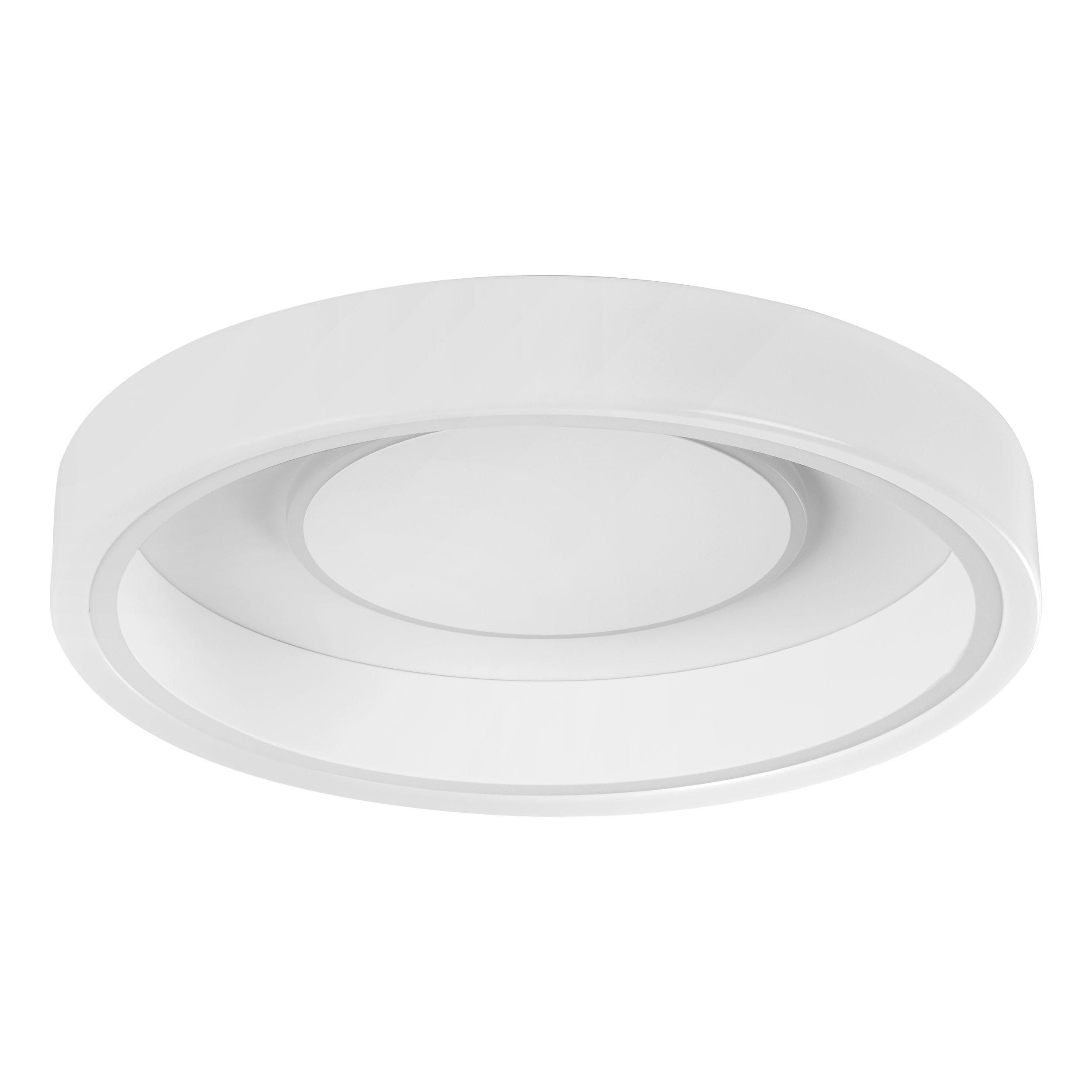 Plafonnier plastique blanc REMIDOS LED INT 2X15,5W