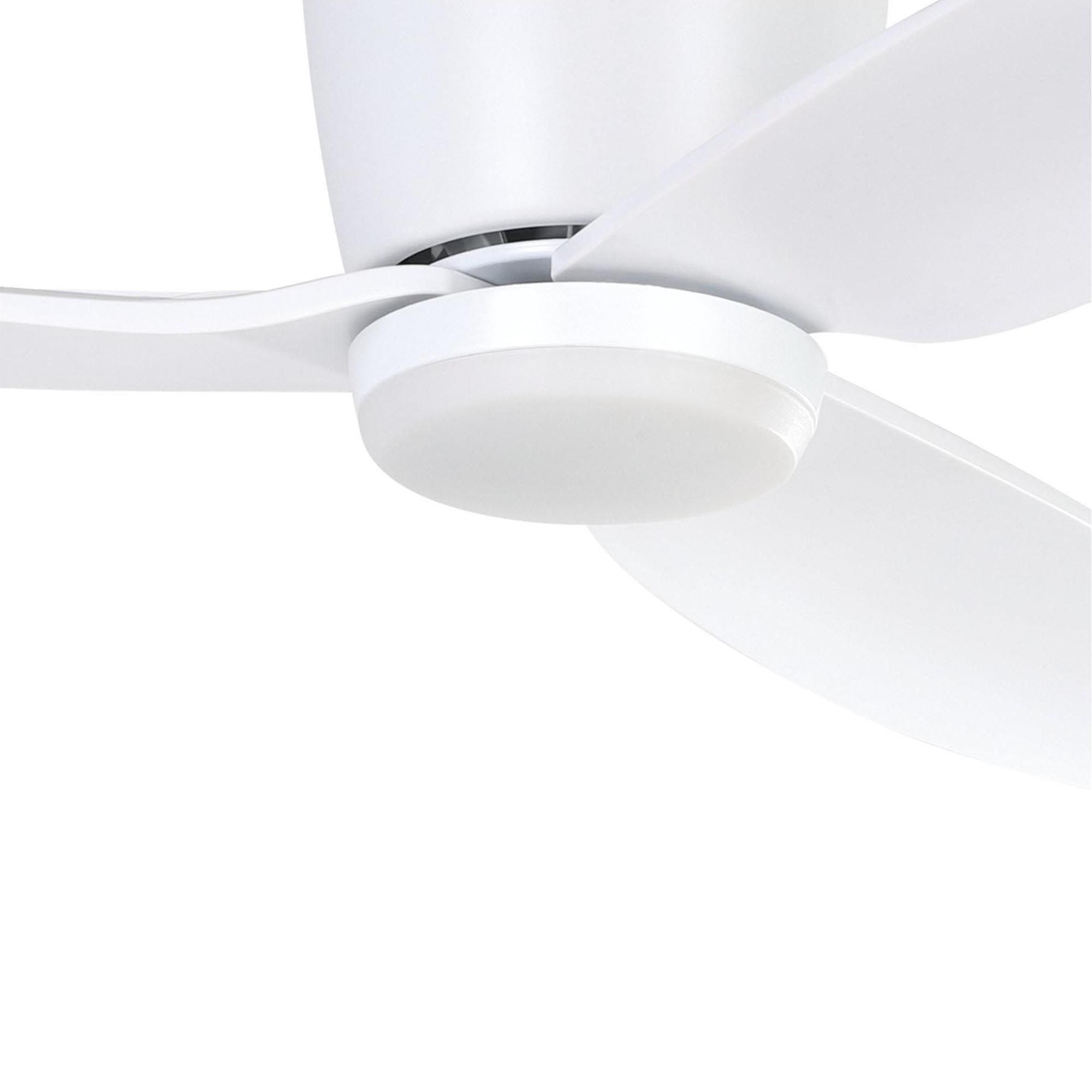 Ventilateur métal blanc BAVARO LED INT 3X12W