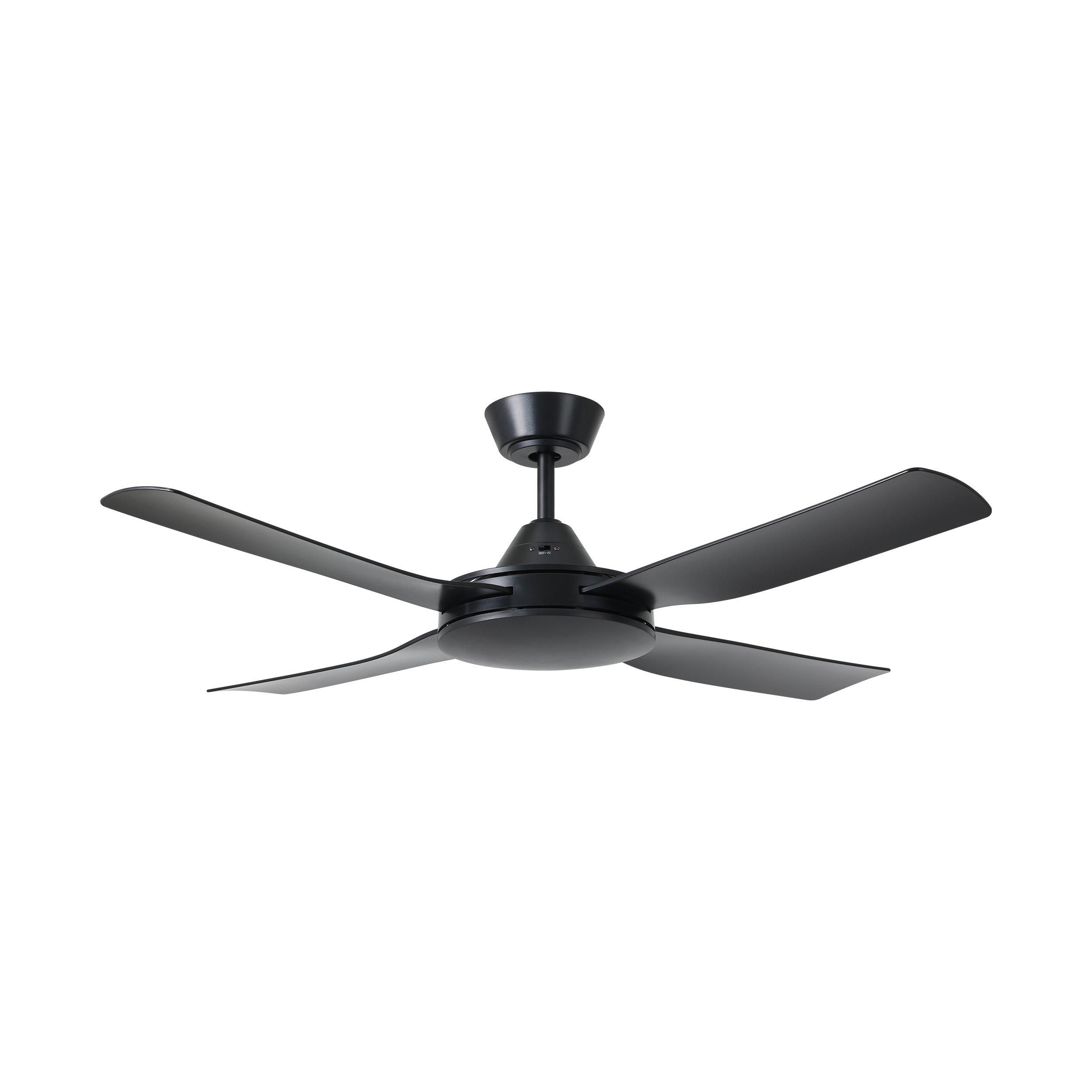 Ventilateur en  plastique noir BONDI 1 3 pales