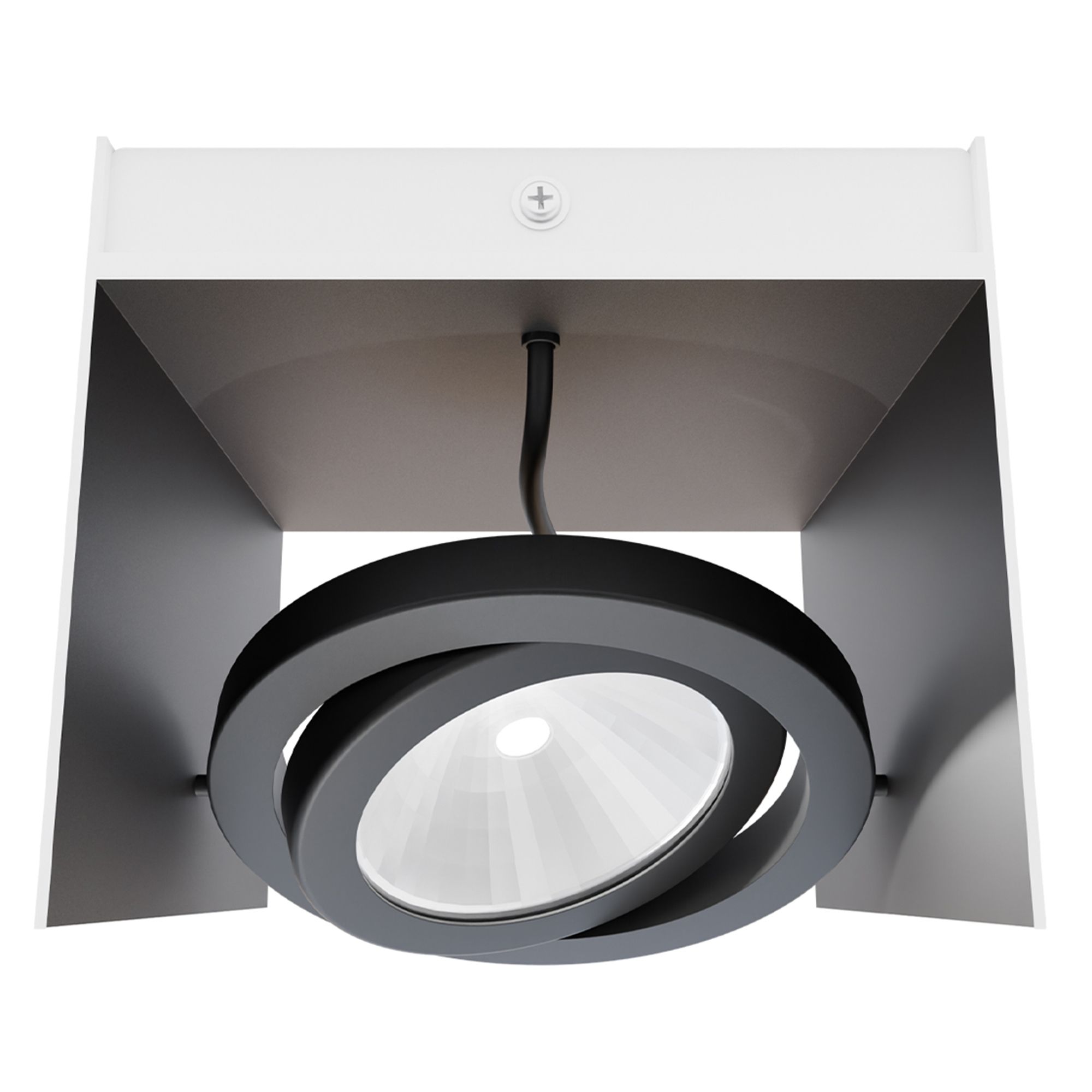 Plafonnier métal blanc VIDAGO LED INT 1X5,4W