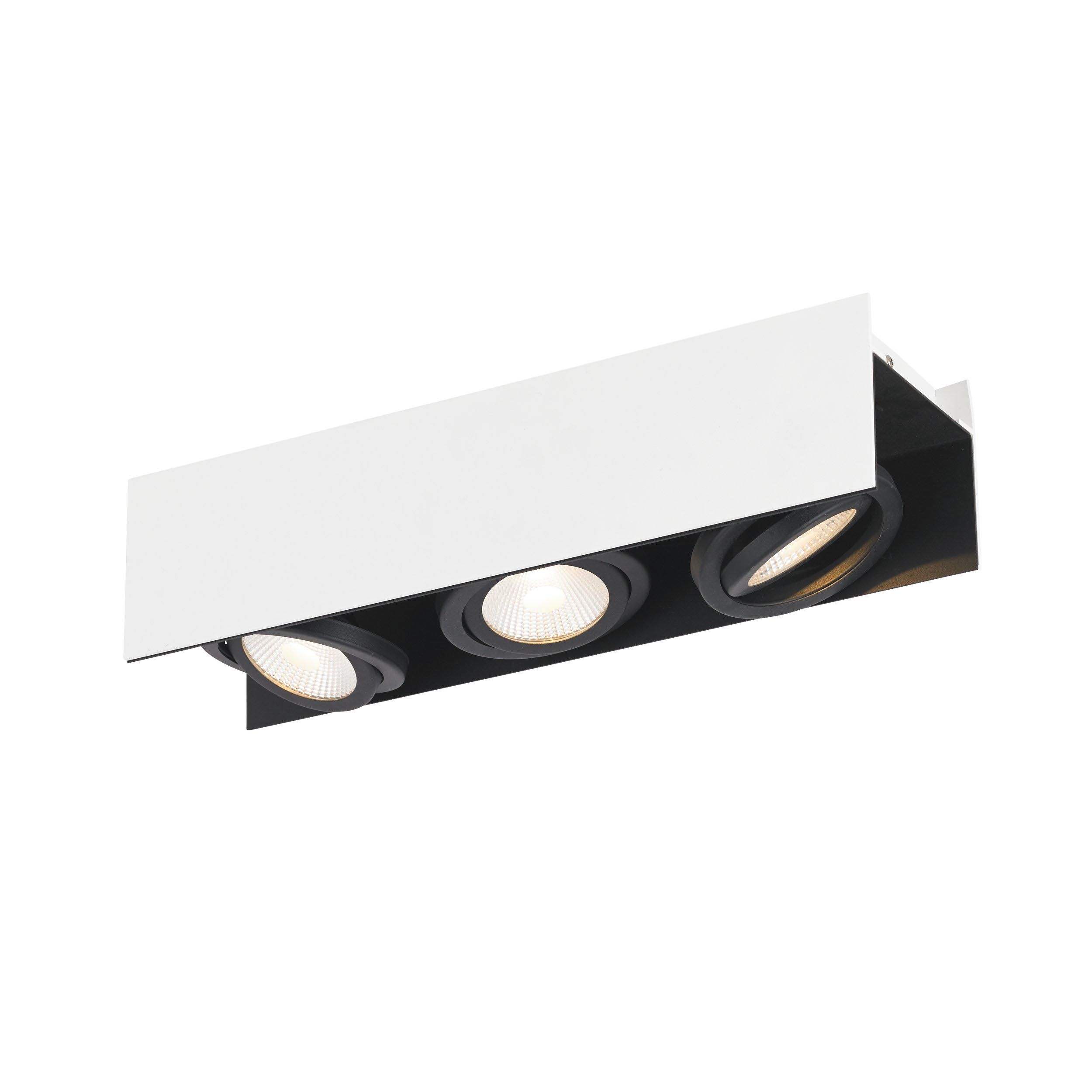 Plafonnier métal blanc VIDAGO LED INT 3X5,4W