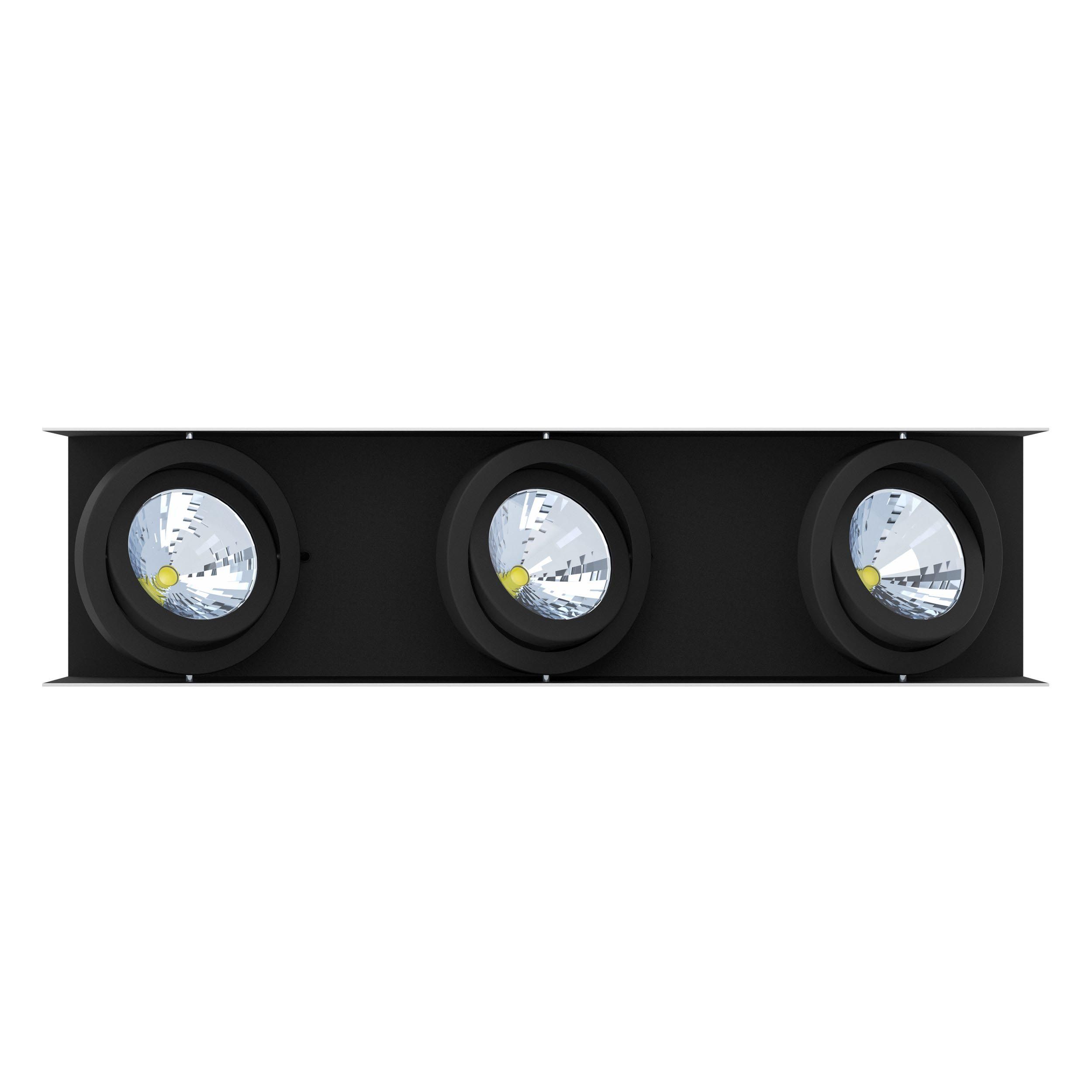 Plafonnier métal blanc VIDAGO LED INT 3X5,4W