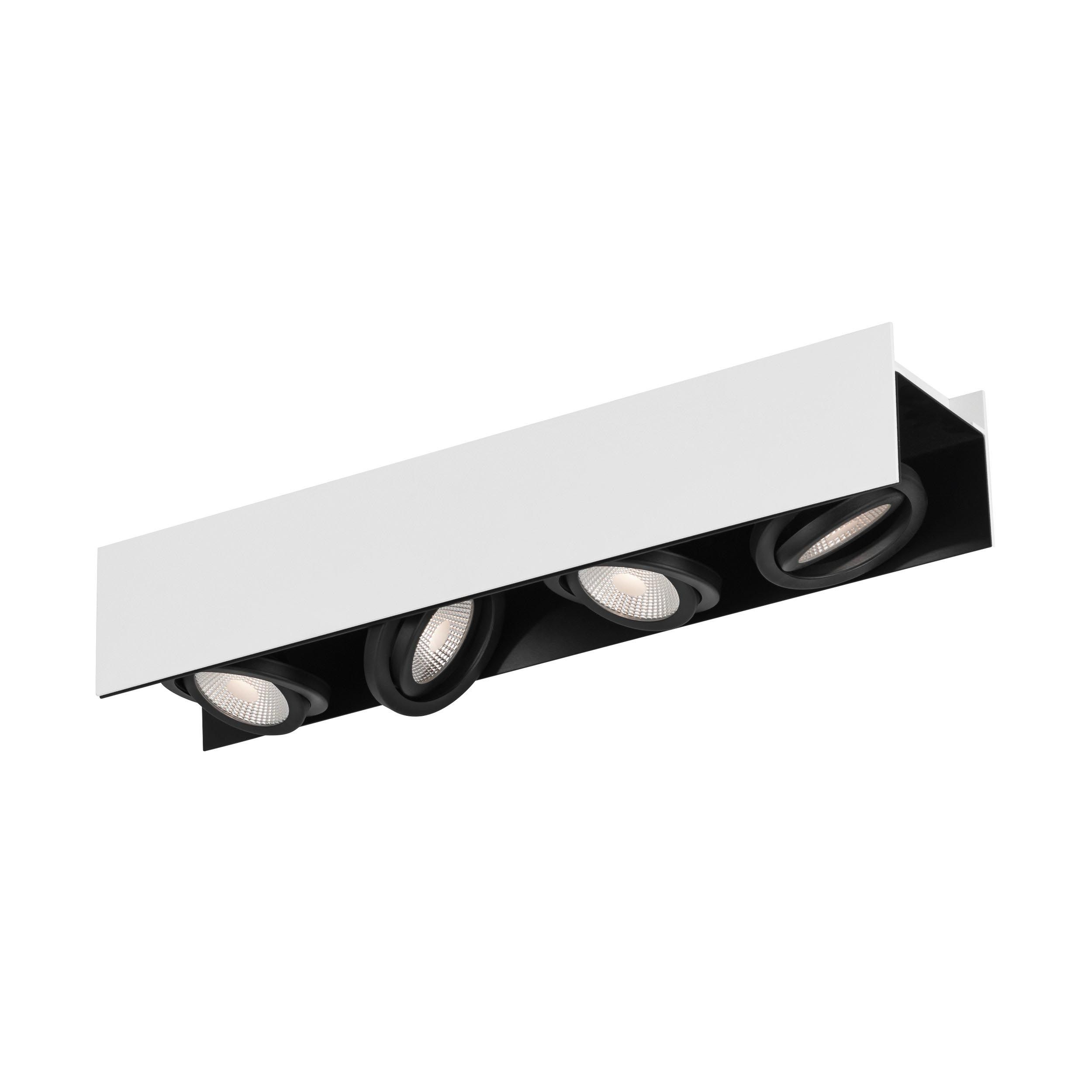 Plafonnier métal blanc VIDAGO LED INT 4X5,4W