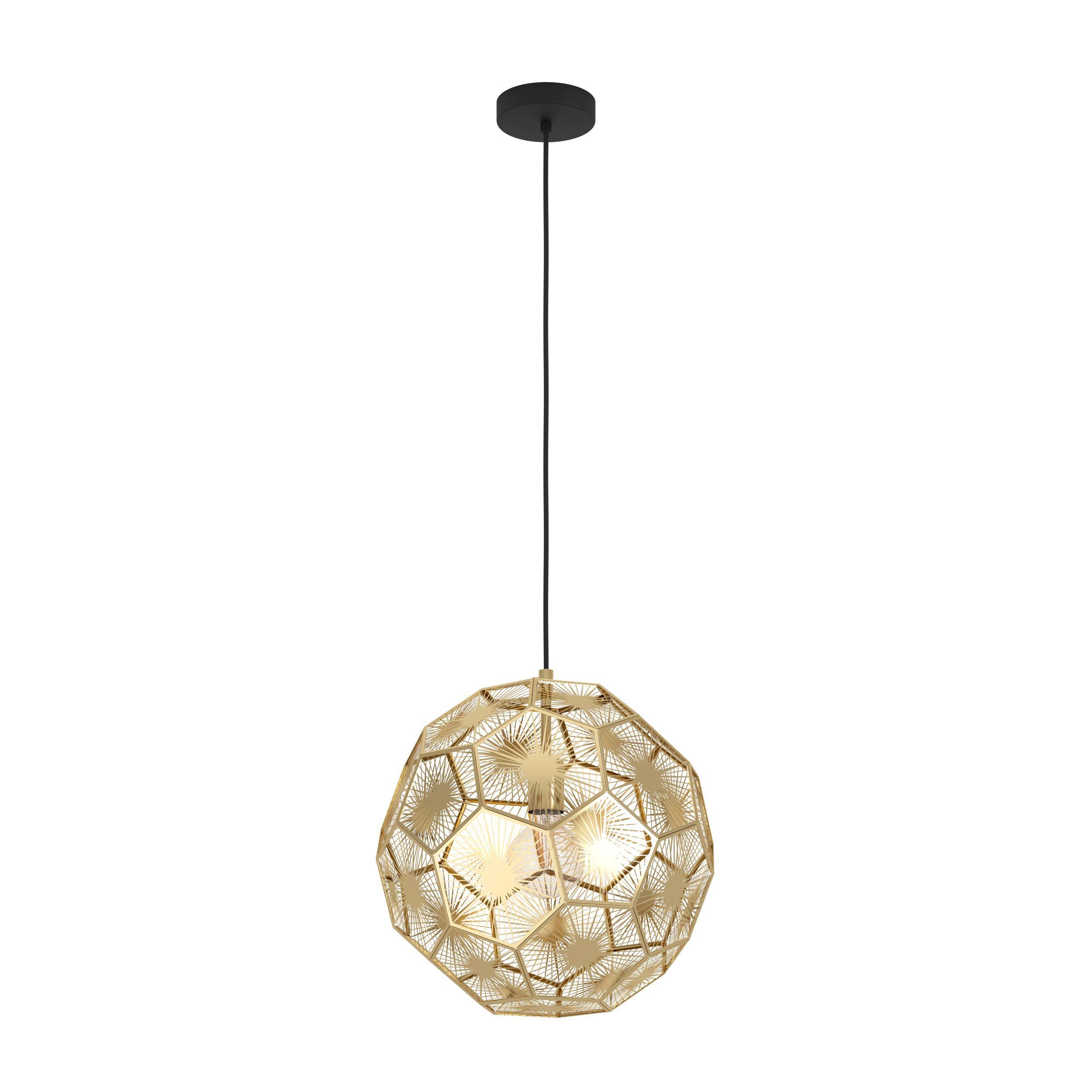 Suspension métal doré SKOURA d41 E27 1X60W