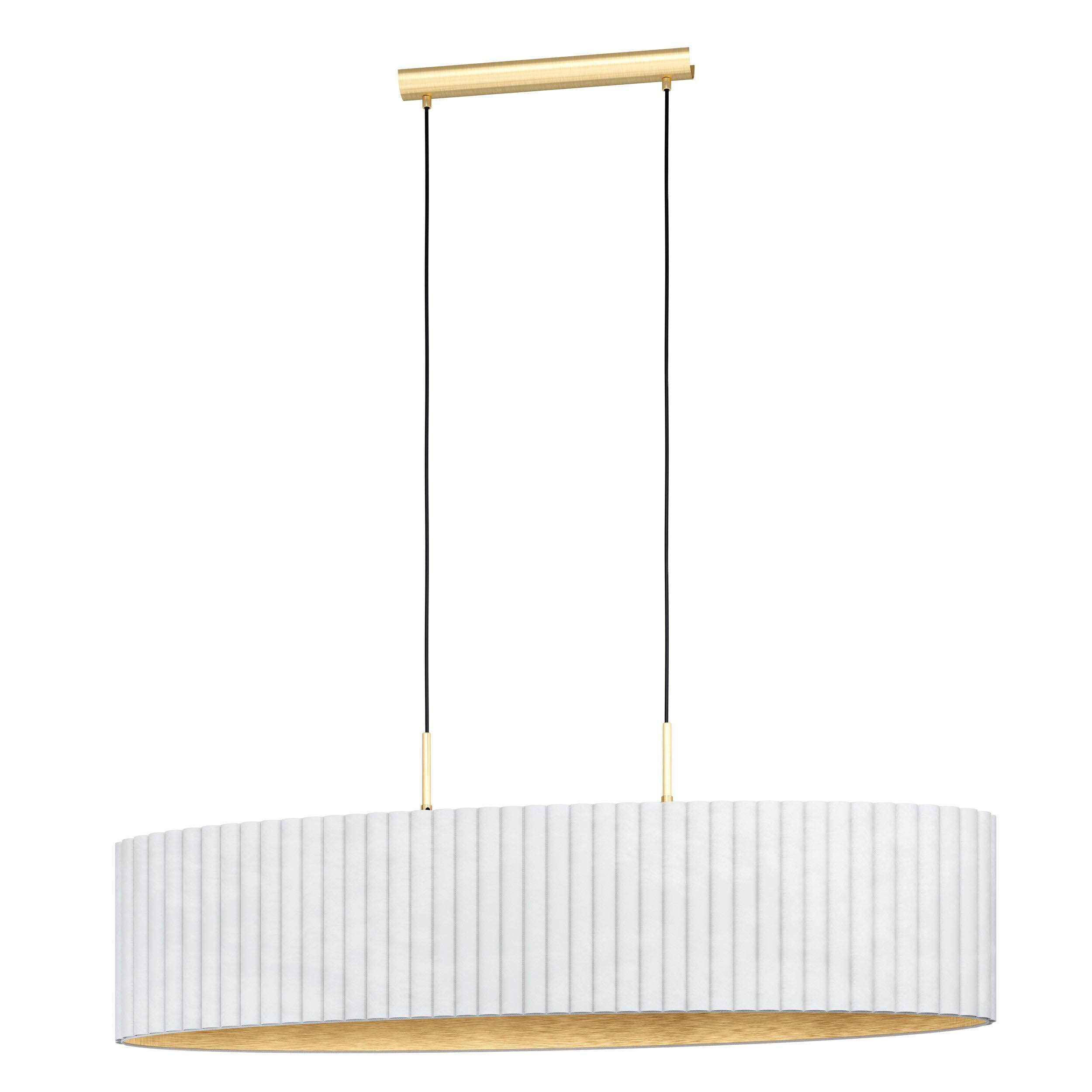 Suspension velours blanc TAMARESCO E27 2X40W