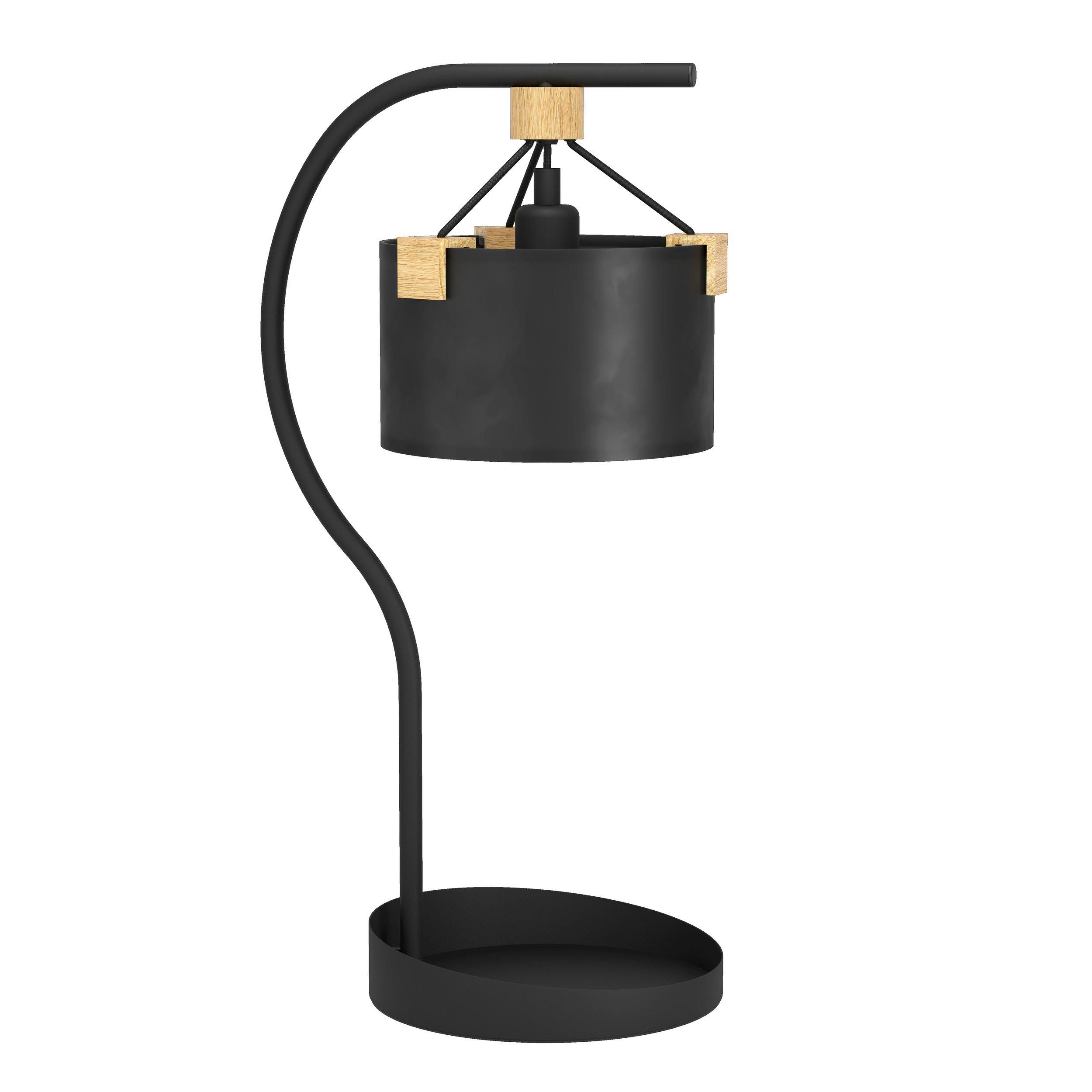 Lampe de table papier noir POTOSI E27 1X40W