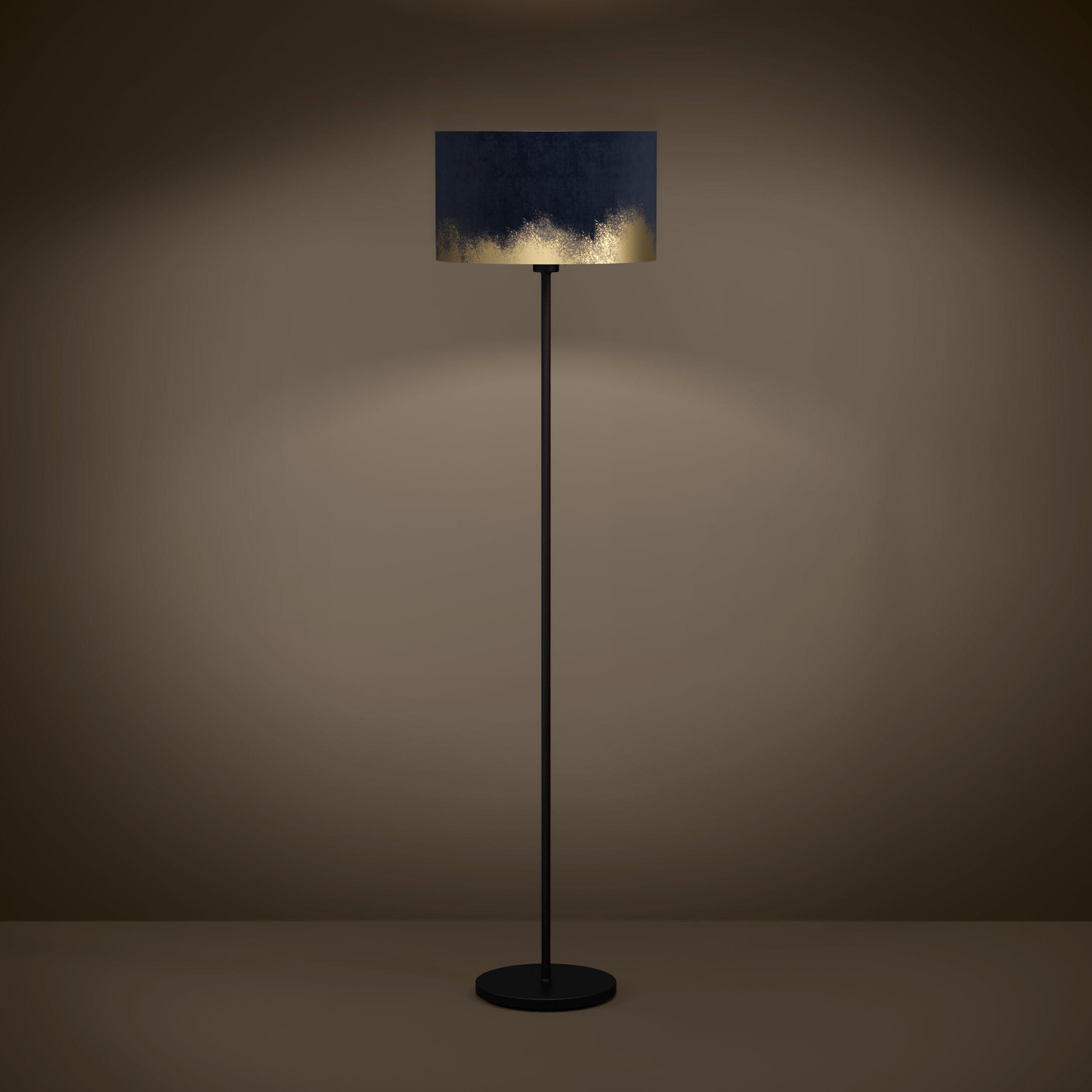 Lampadaire tissu bleu CASUARITA E27 1X40W