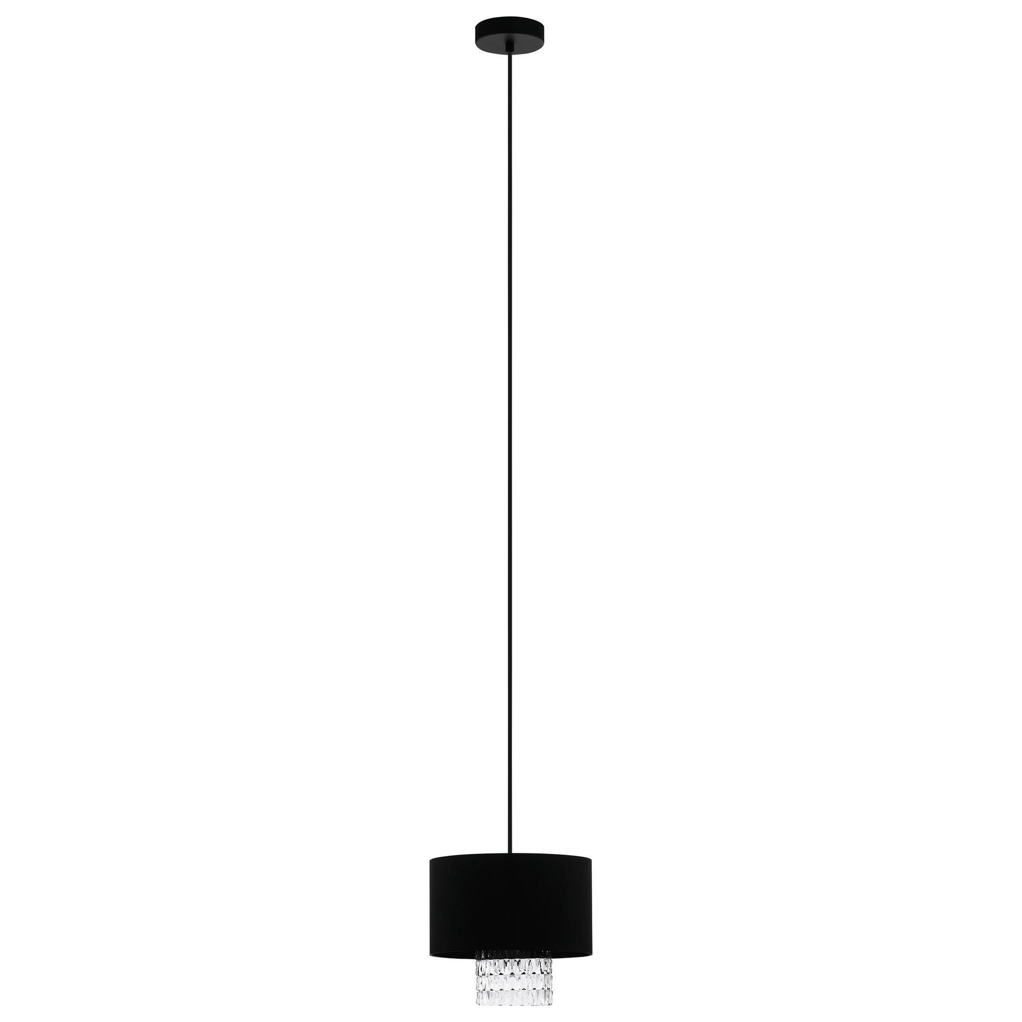 Suspension métal noir SAPUARA E27 1X40W