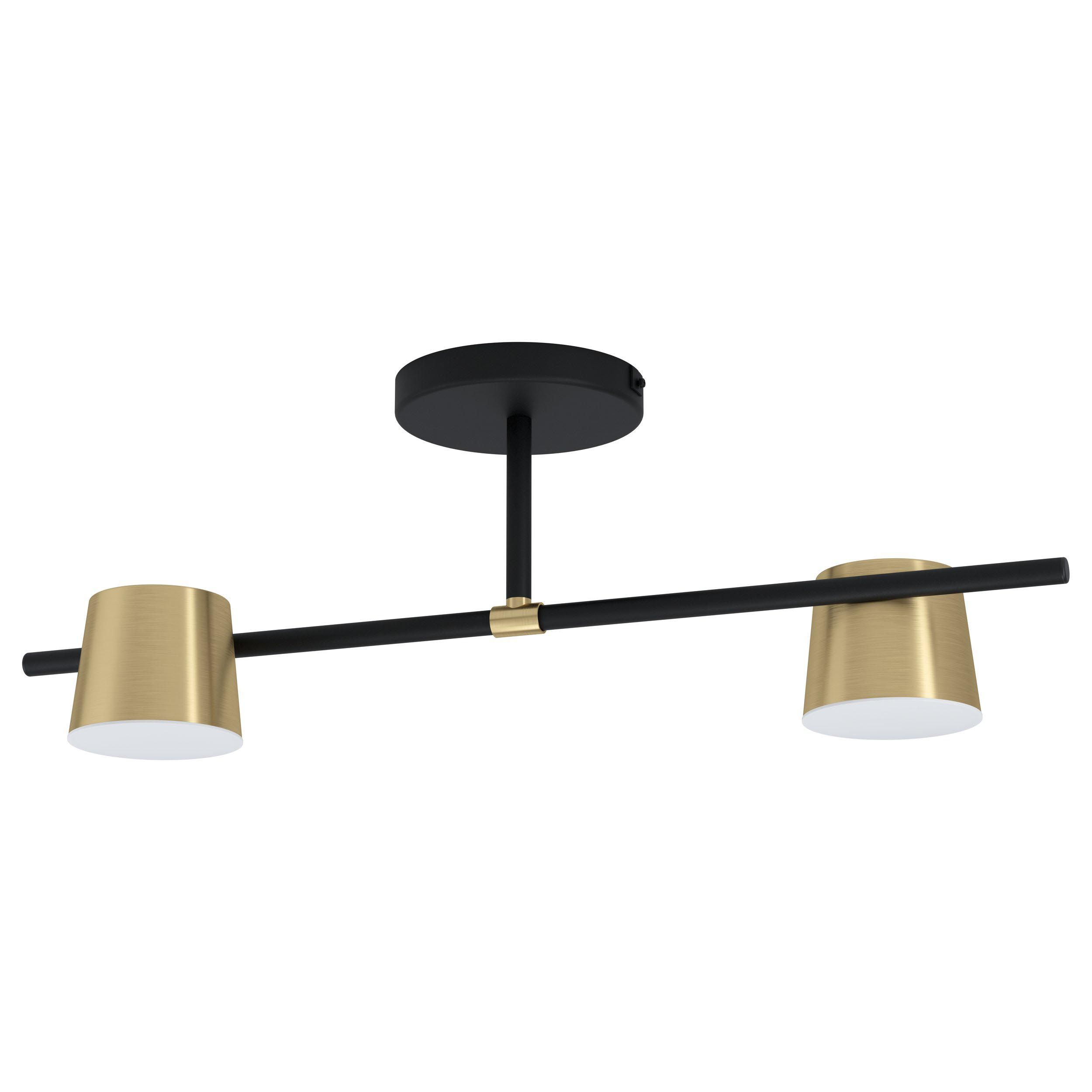 Plafonnier métal noir ALTAMIRA GU10 2X4,6W