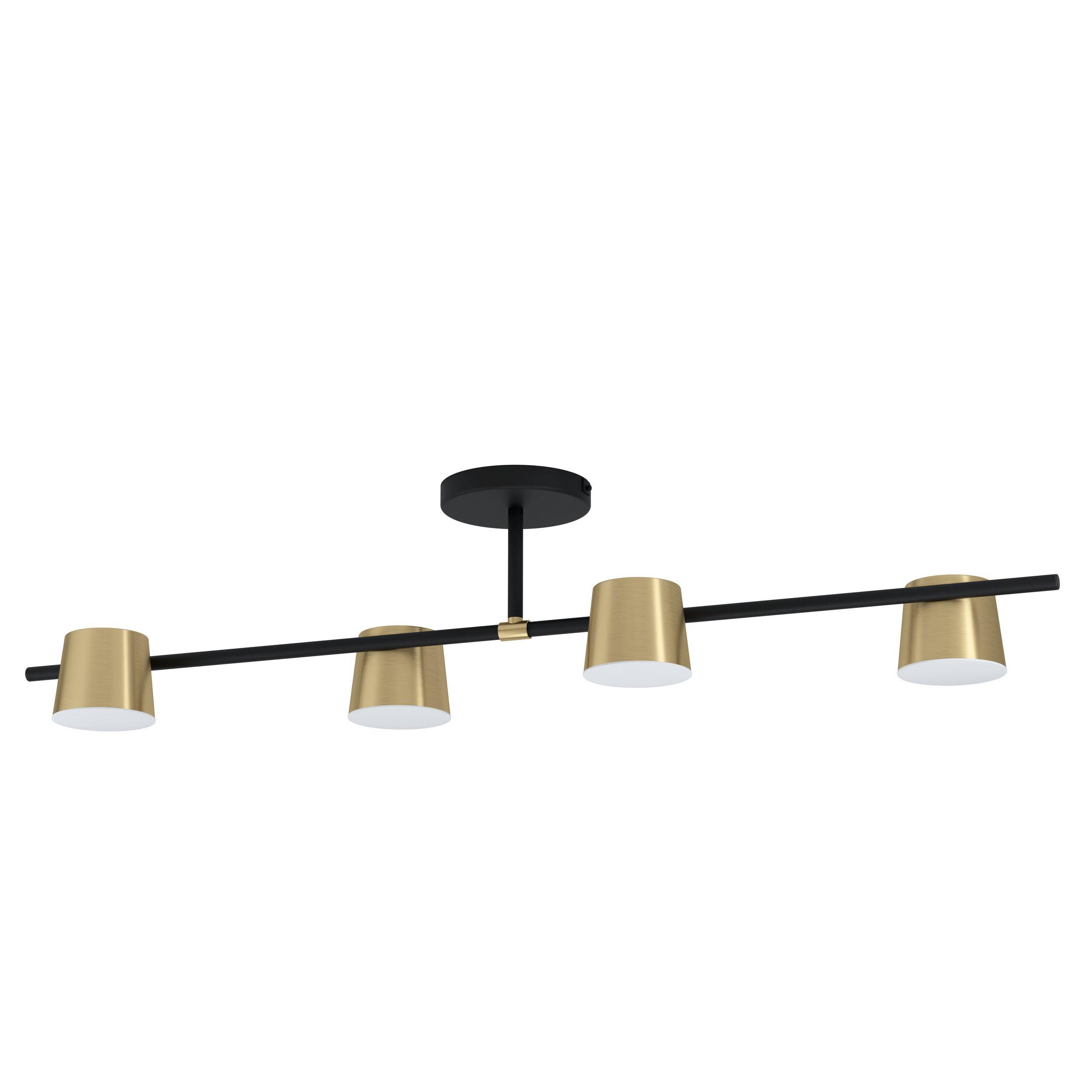 Plafonnier métal noir ALTAMIRA GU10 4X4,6W